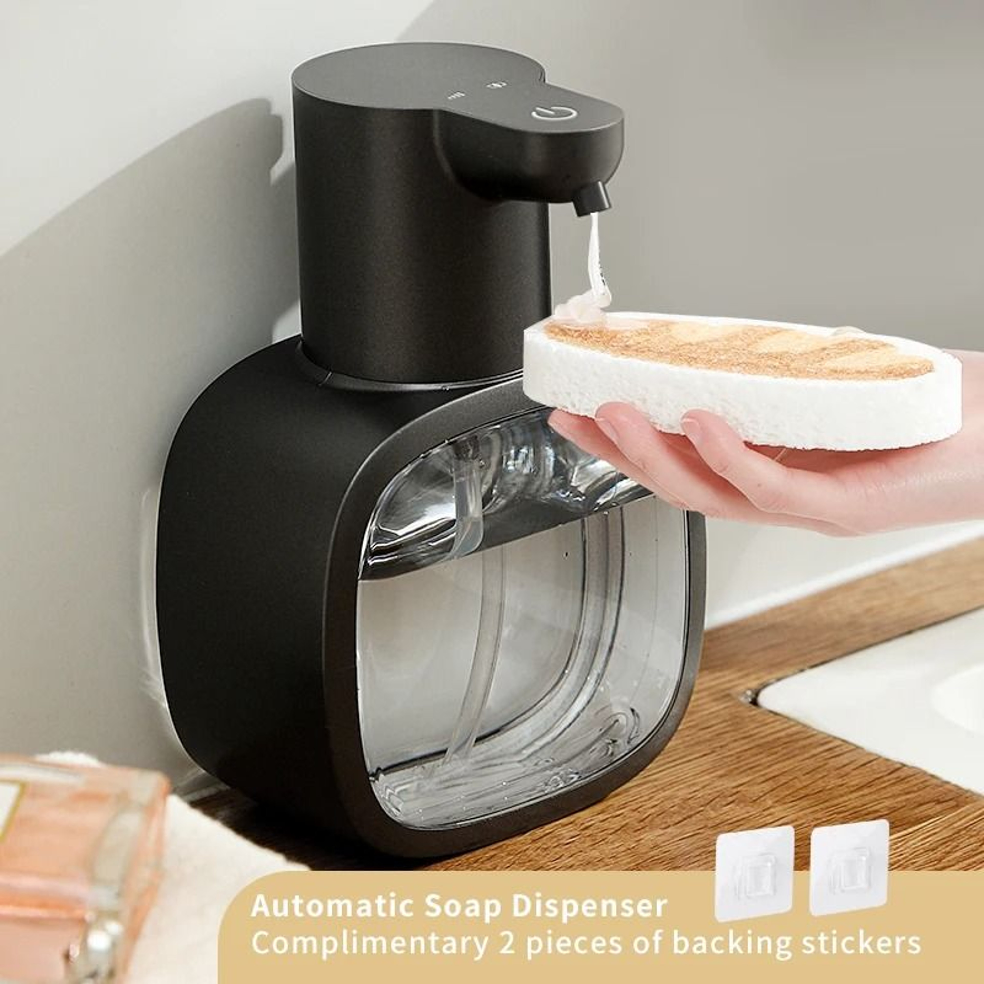 Wall Mounted Automatic Foam Soap Dispenser 500ml Smart Touchless Hand Washer 11