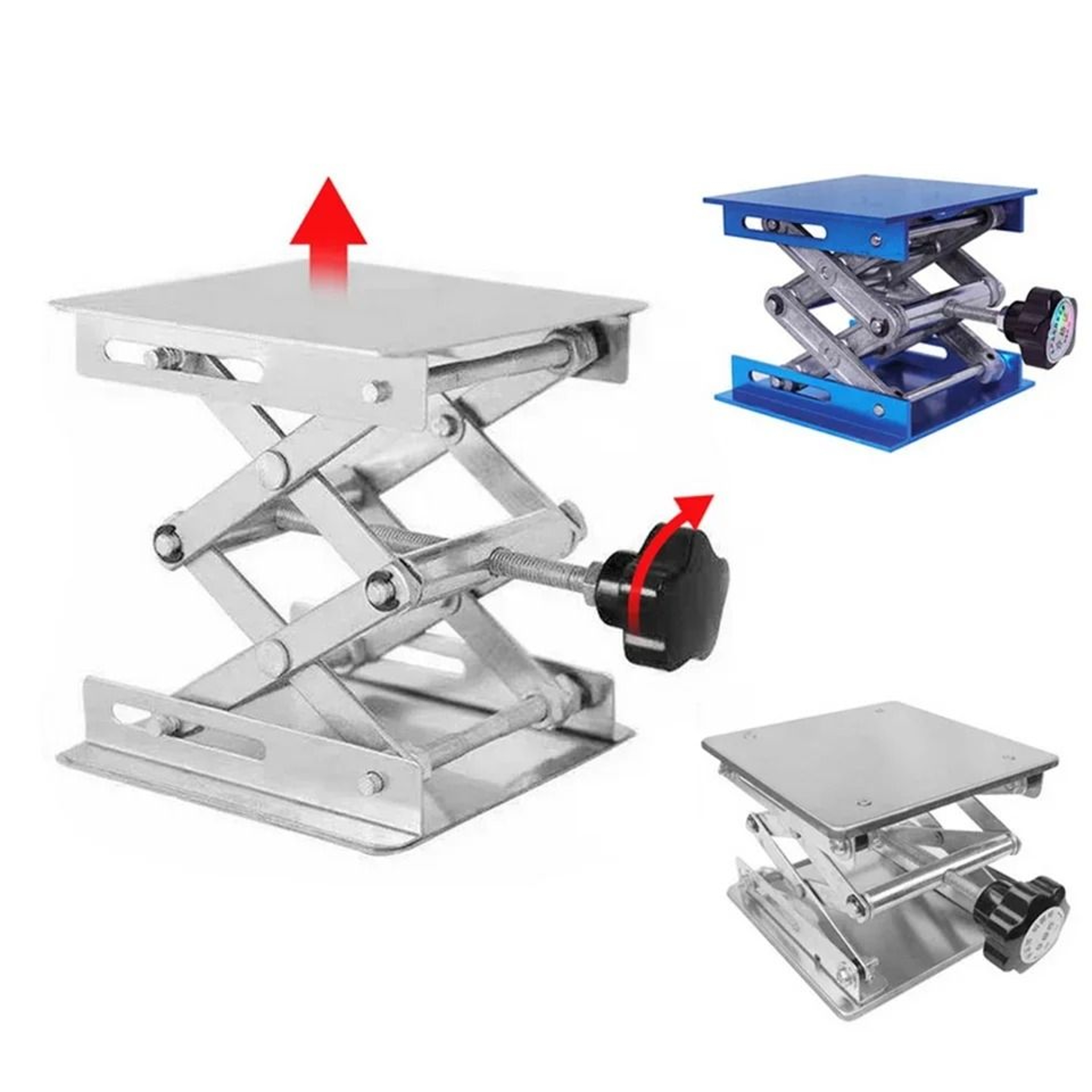 Adjustable Scissor Lift Table Stand Platform For Lab And Woodworking Use 1