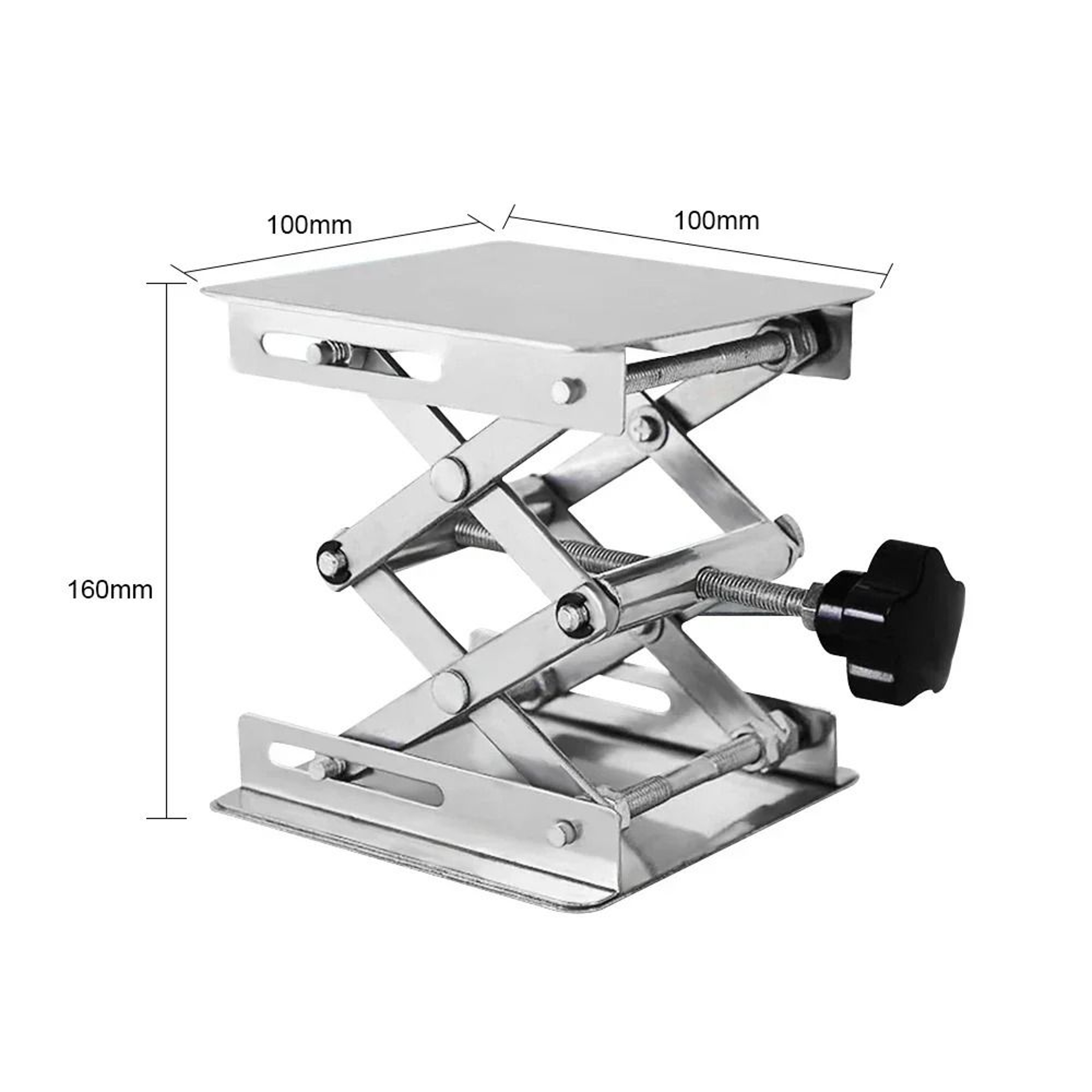 Adjustable Scissor Lift Table Stand Platform For Lab And Woodworking Use 7