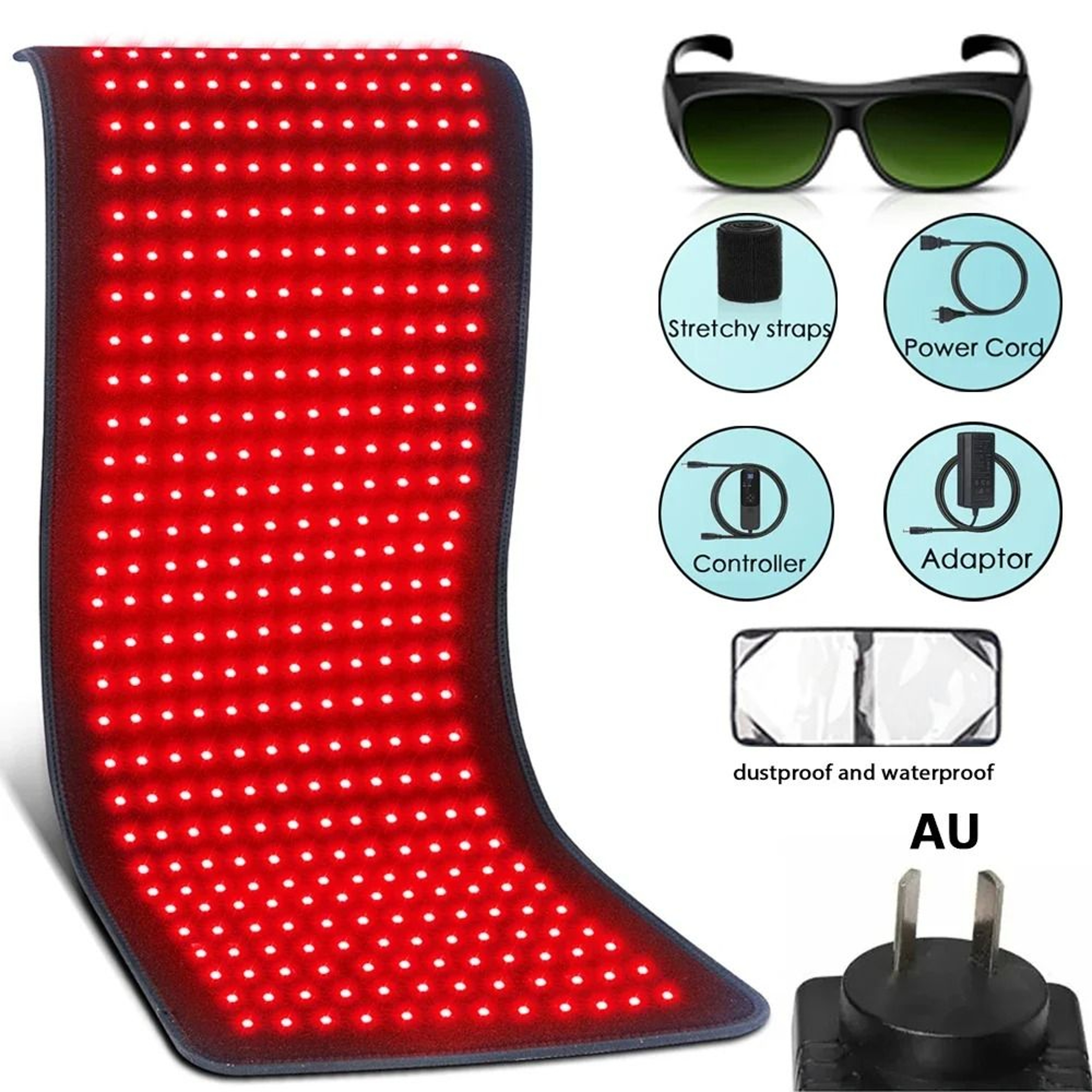 Red Light Therapy Heating Pad Infrared Pain Relief Device For Back Shoulder And Waist 9
