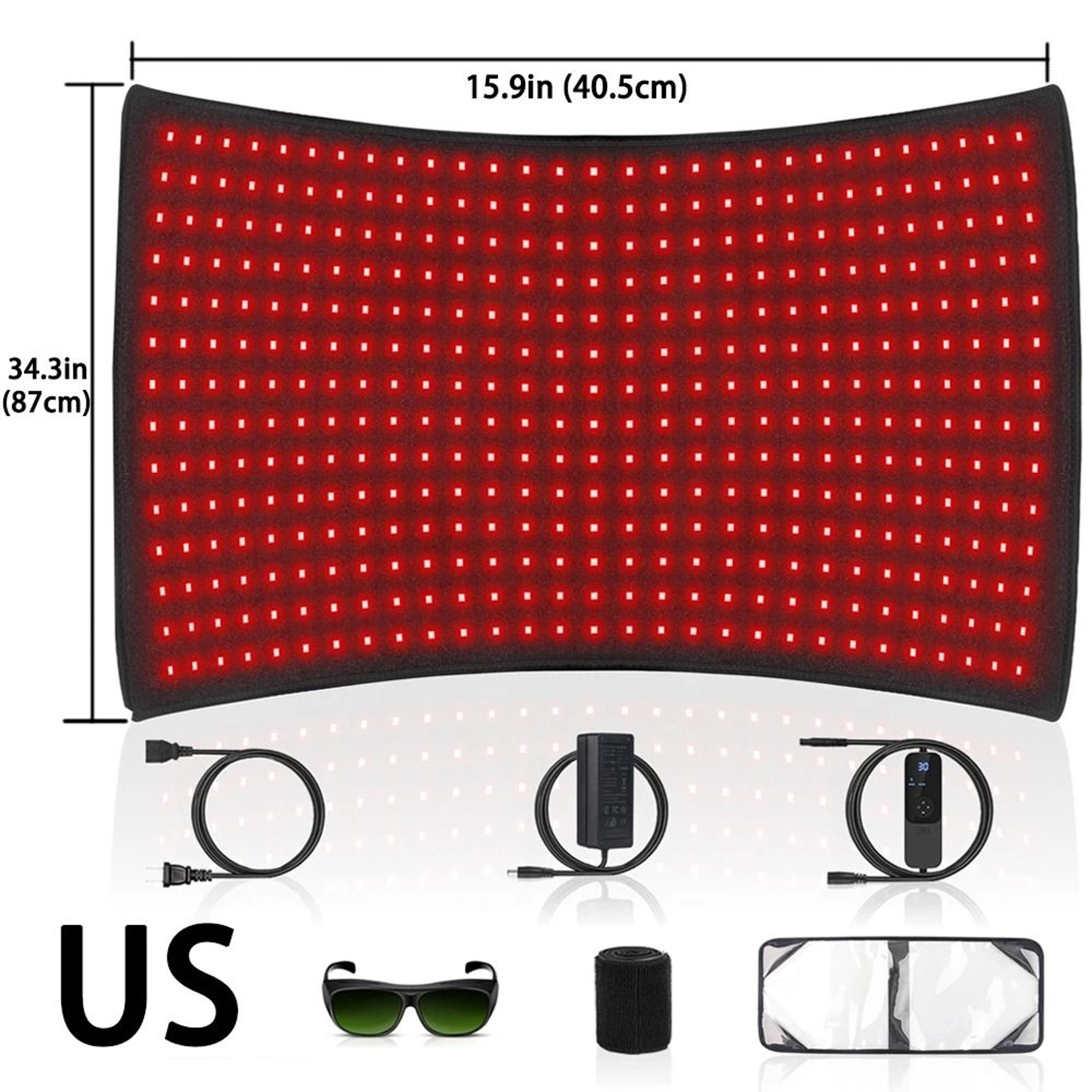 Red Light Therapy Heating Pad Infrared Pain Relief Device For Back Shoulder And Waist 11