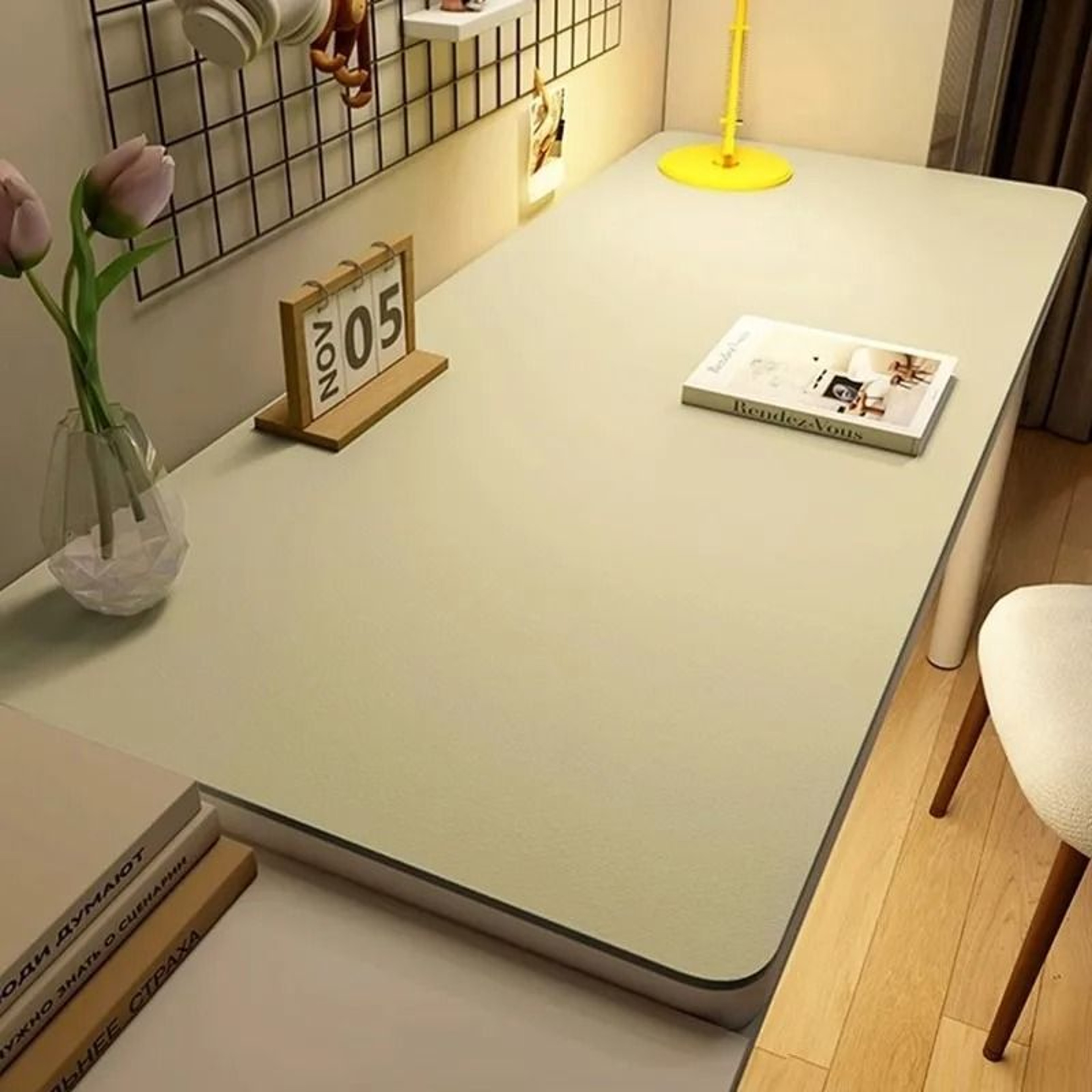 Waterproof Leather Desk Mat And Table Protector With AntiSlip Surface 11