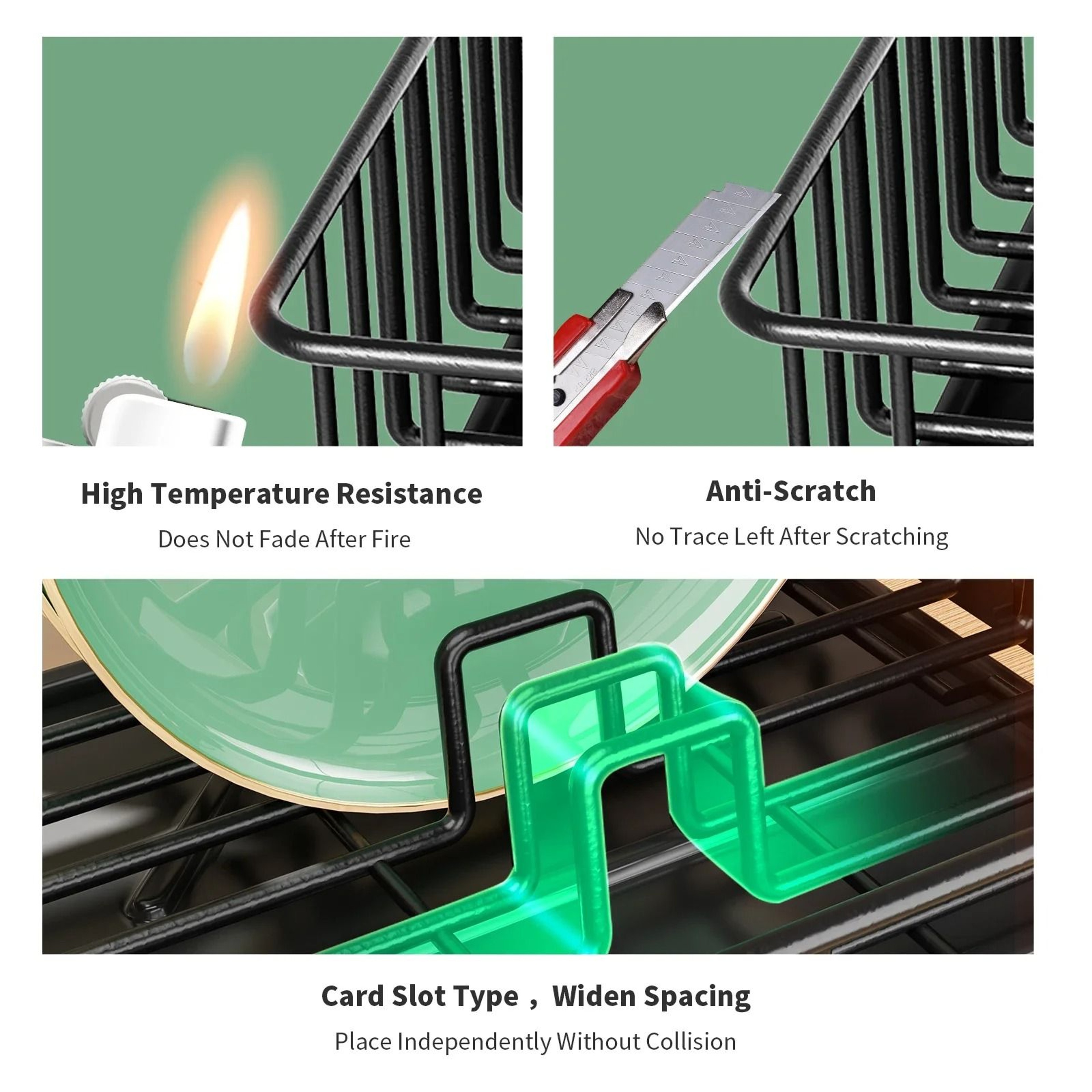 MultiFunctional Dish Drying Rack With Drain Tray And Cutlery Holder 5