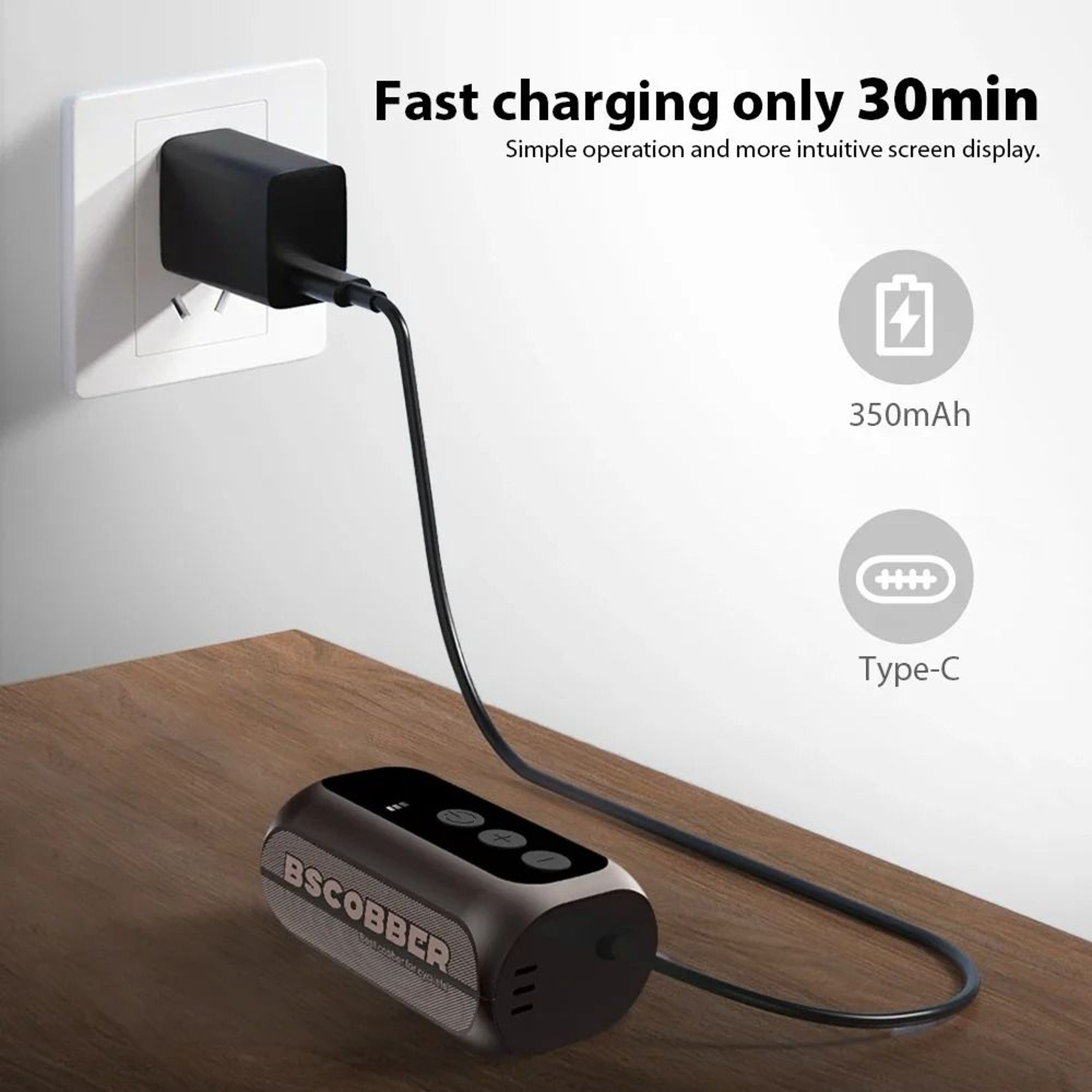 Portable Rechargeable Air Pump 100PSI HighPressure Wireless Tire Inflator 4