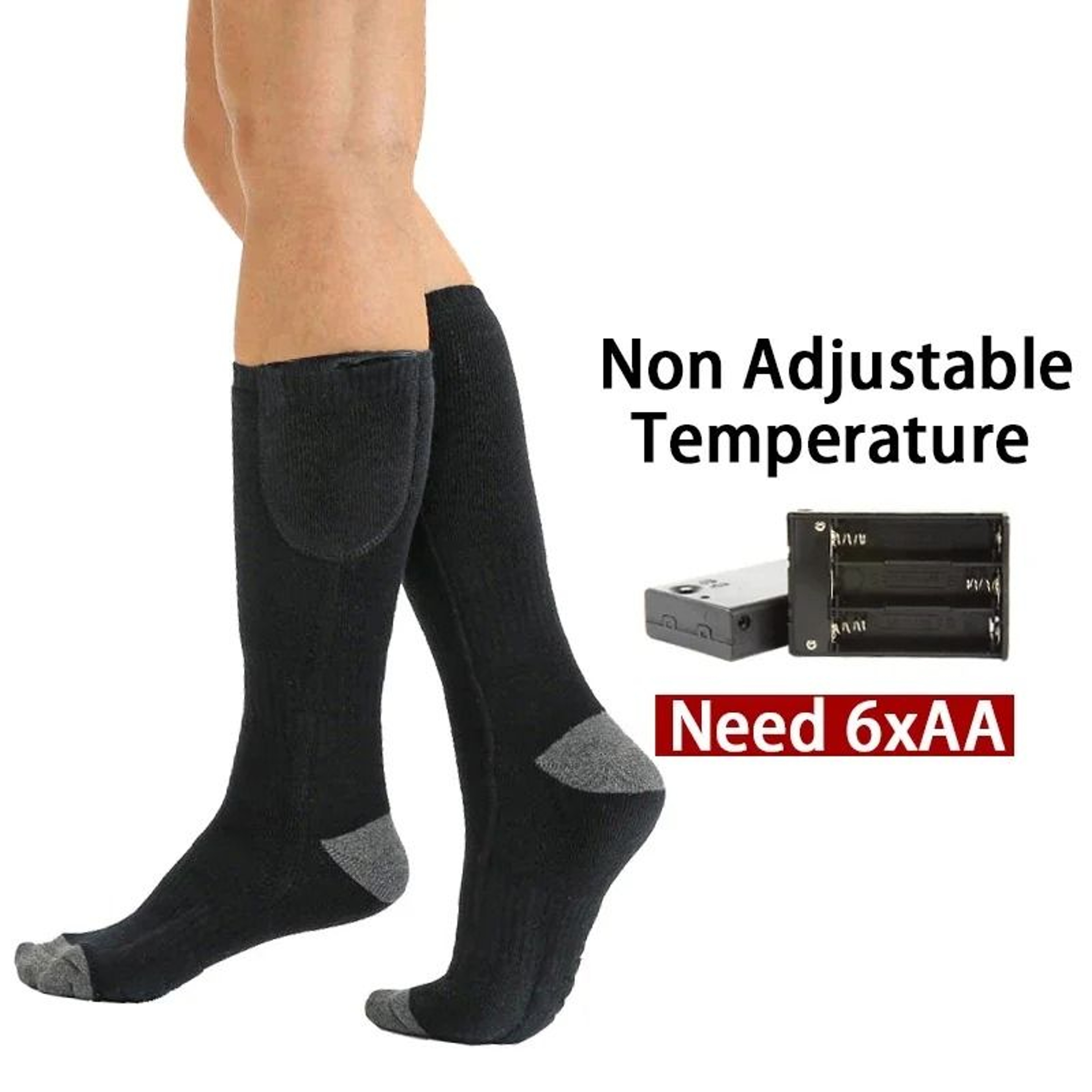 Winter Electric Heated Socks  Adjustable Thermal Foot Warmers For Men And Women Rechargeable For Sk 6