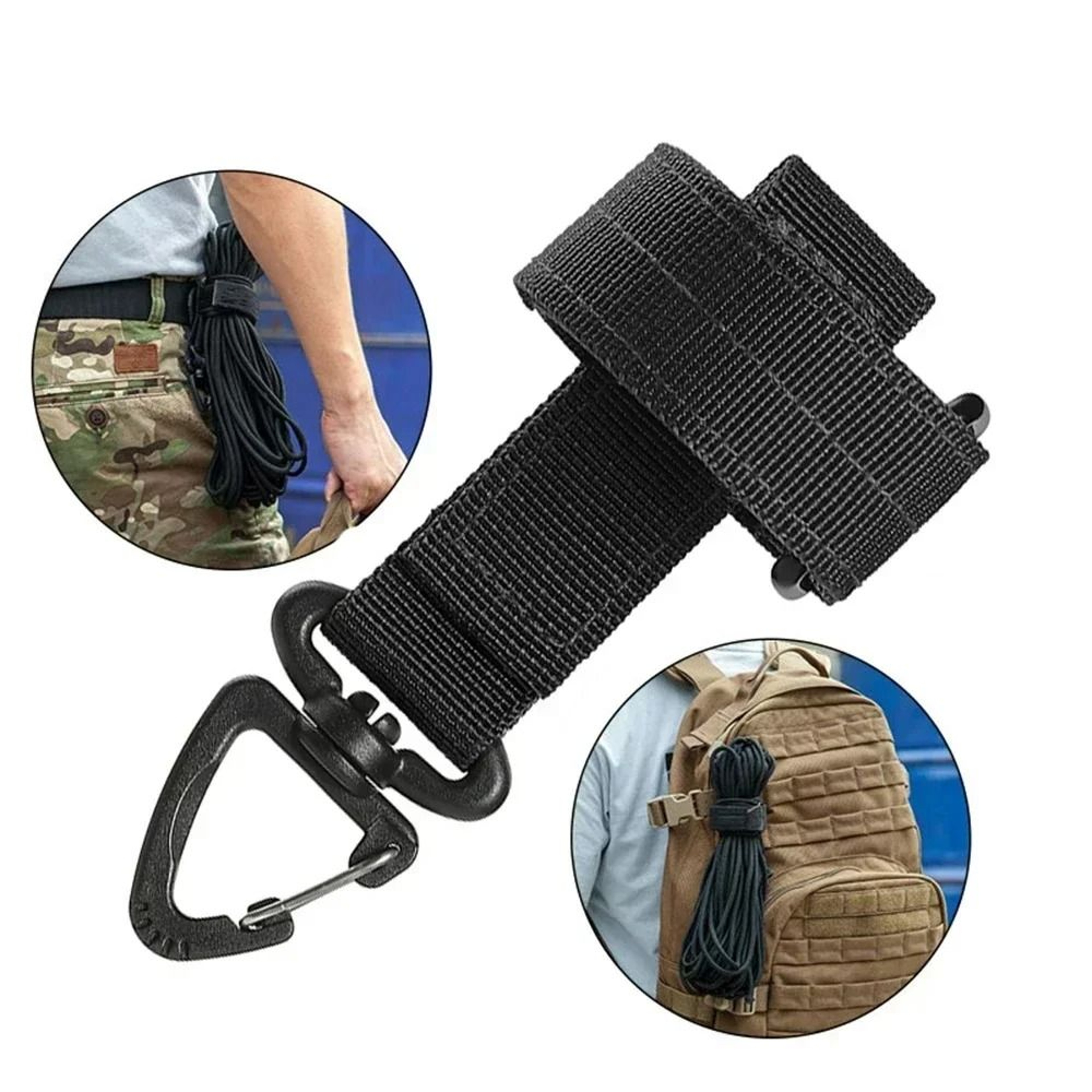 Nylon Tactical Glove Hook  MultiPurpose Hanging Buckle Strap For Outdoor Camping Climbing And Safet 1
