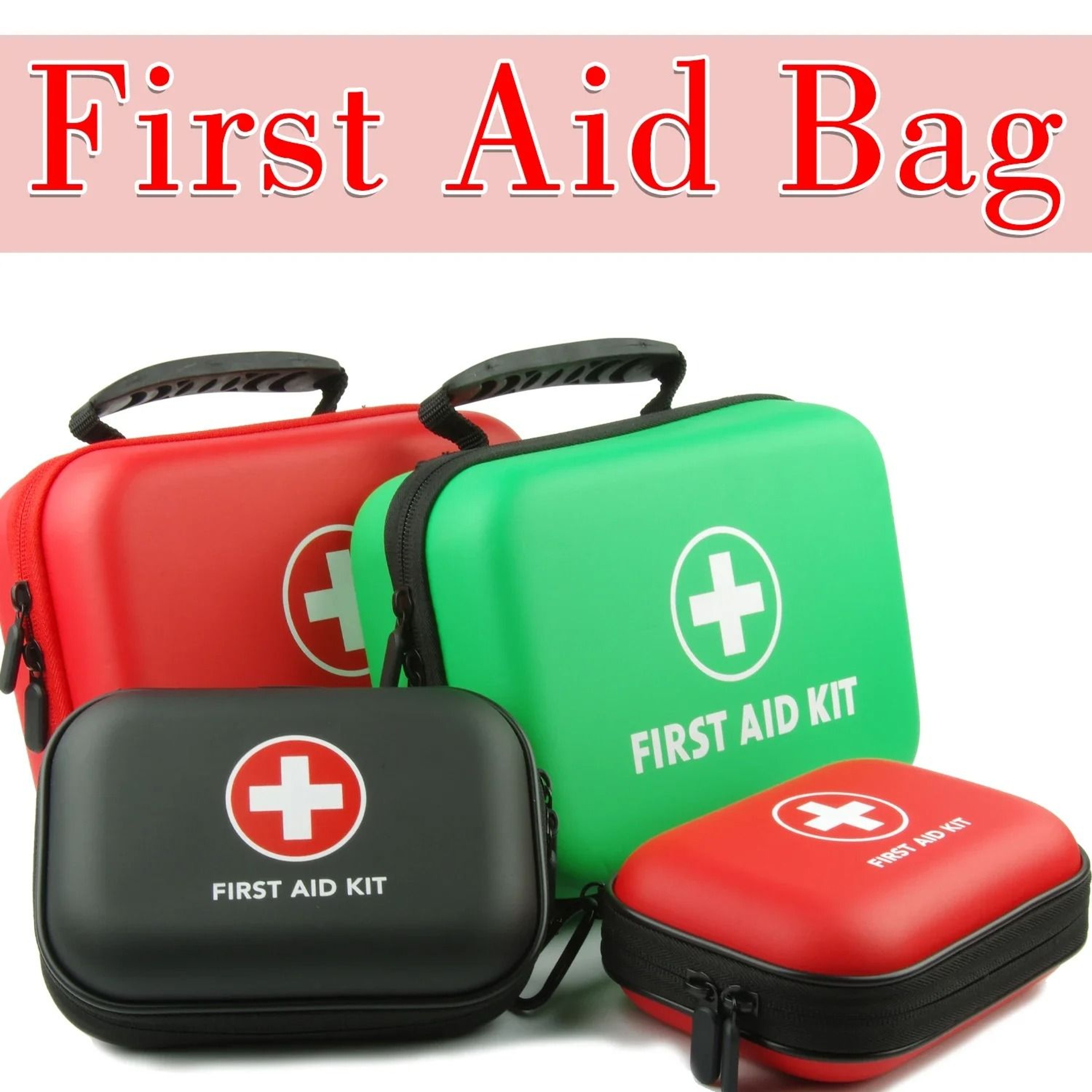 Waterproof PU First Aid Bag  Compact Travel Emergency Medical Organizer For Home Car And Outdoor Us 1