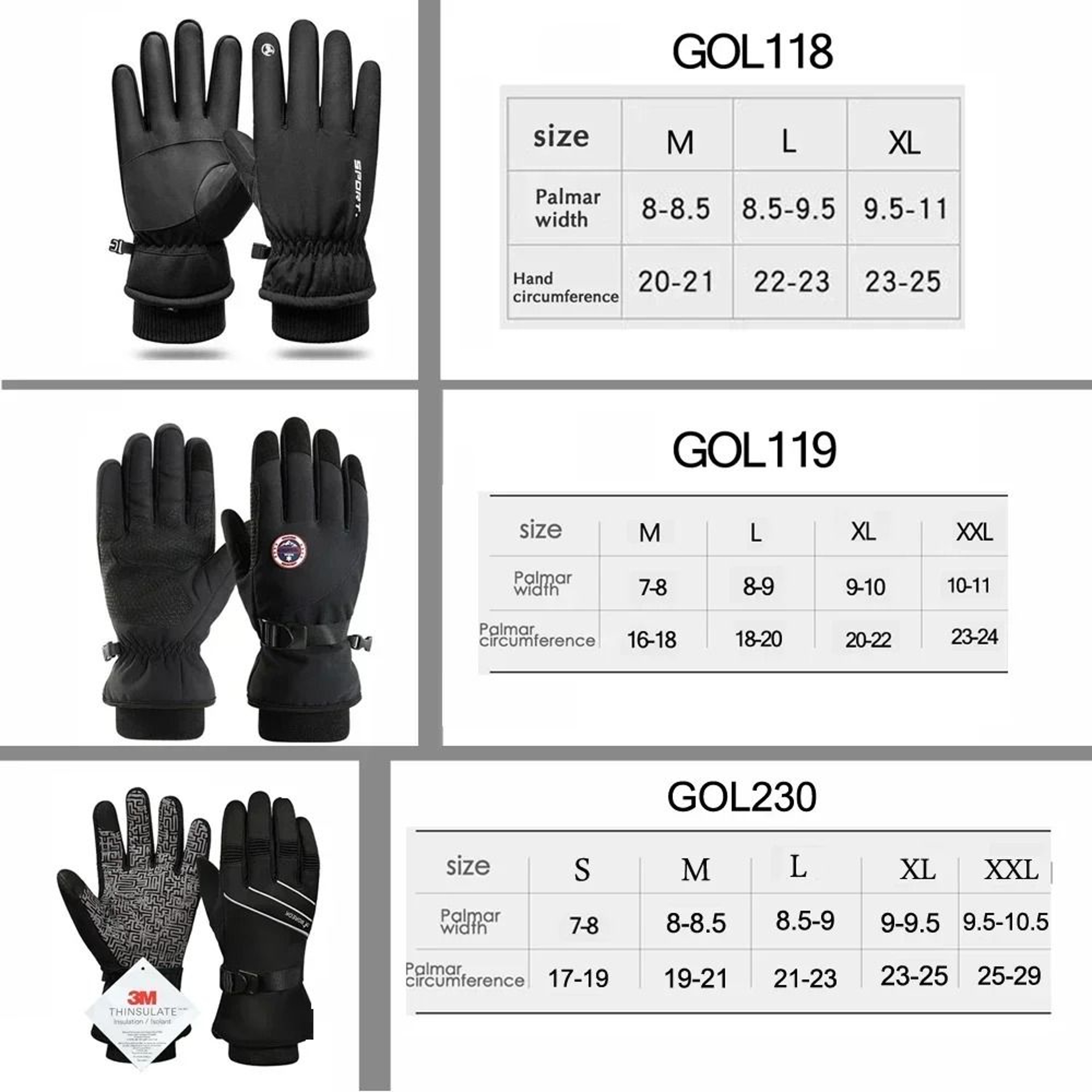 Winter Waterproof Cycling Gloves For Men Outdoor Sports Motorcycle Ski Running Full Finger Touch Sc 5