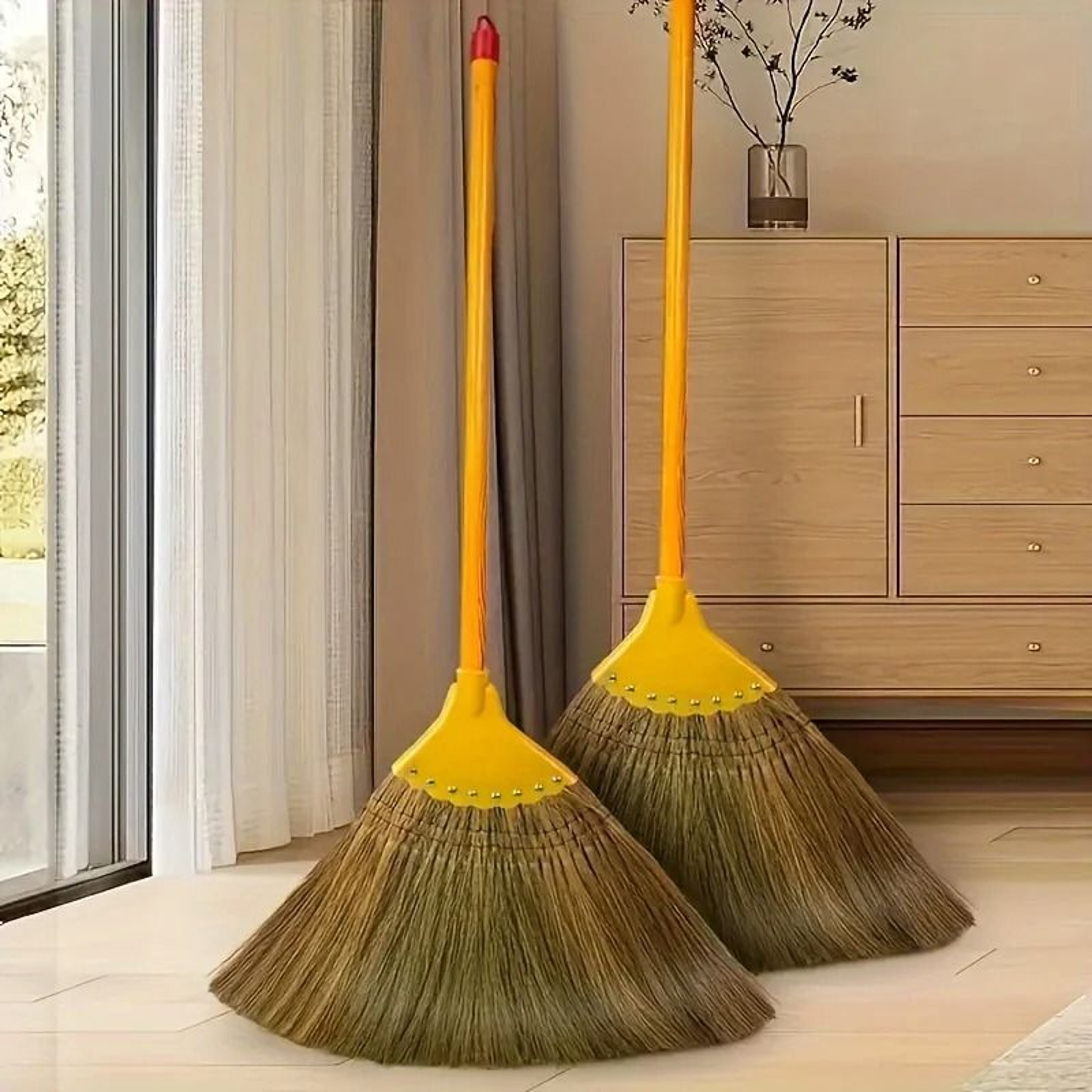 Eco Friendly Hand Woven Mango Broom For Indoor And Outdoor Cleaning 6