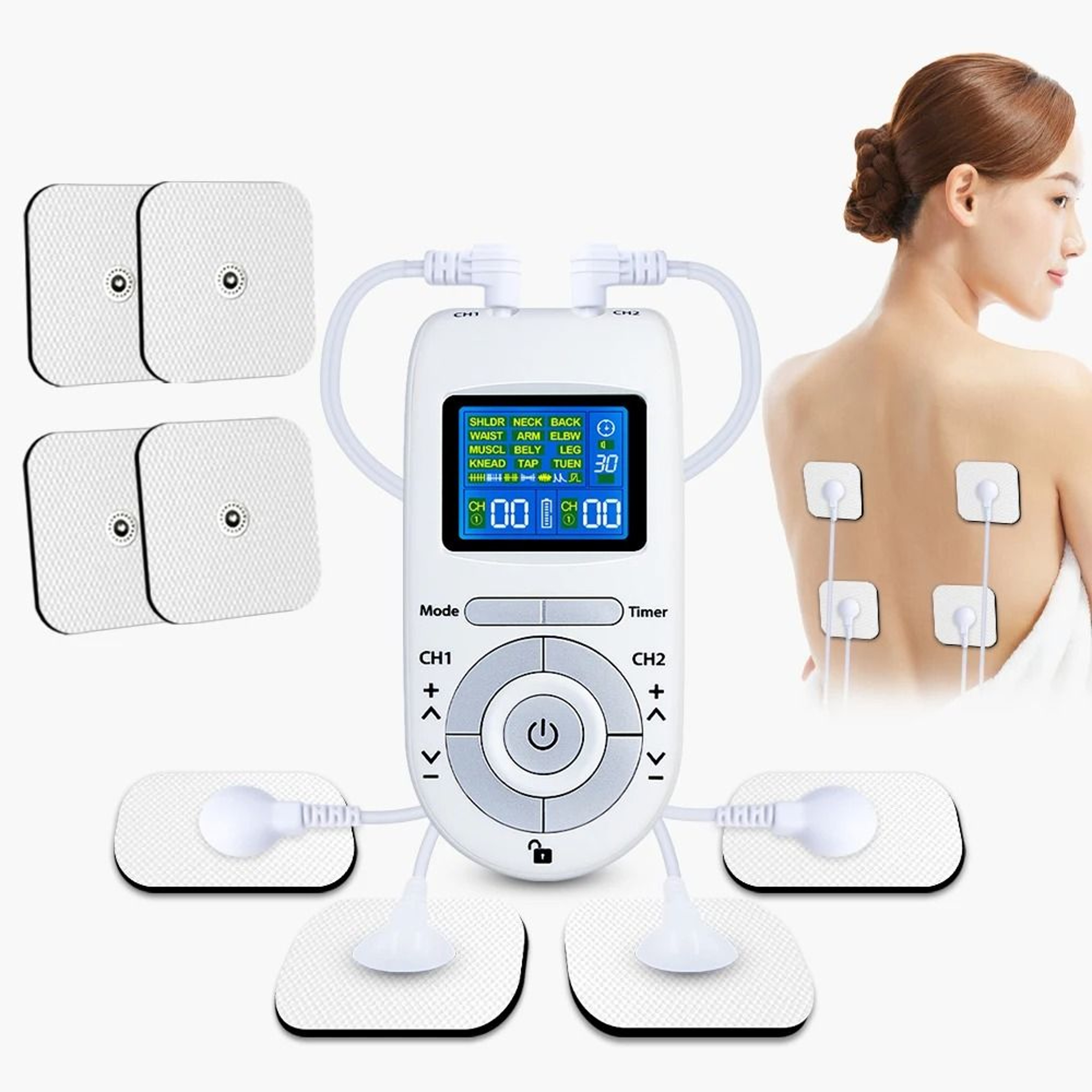 Electric Tens Relax Muscle Stimulator 0