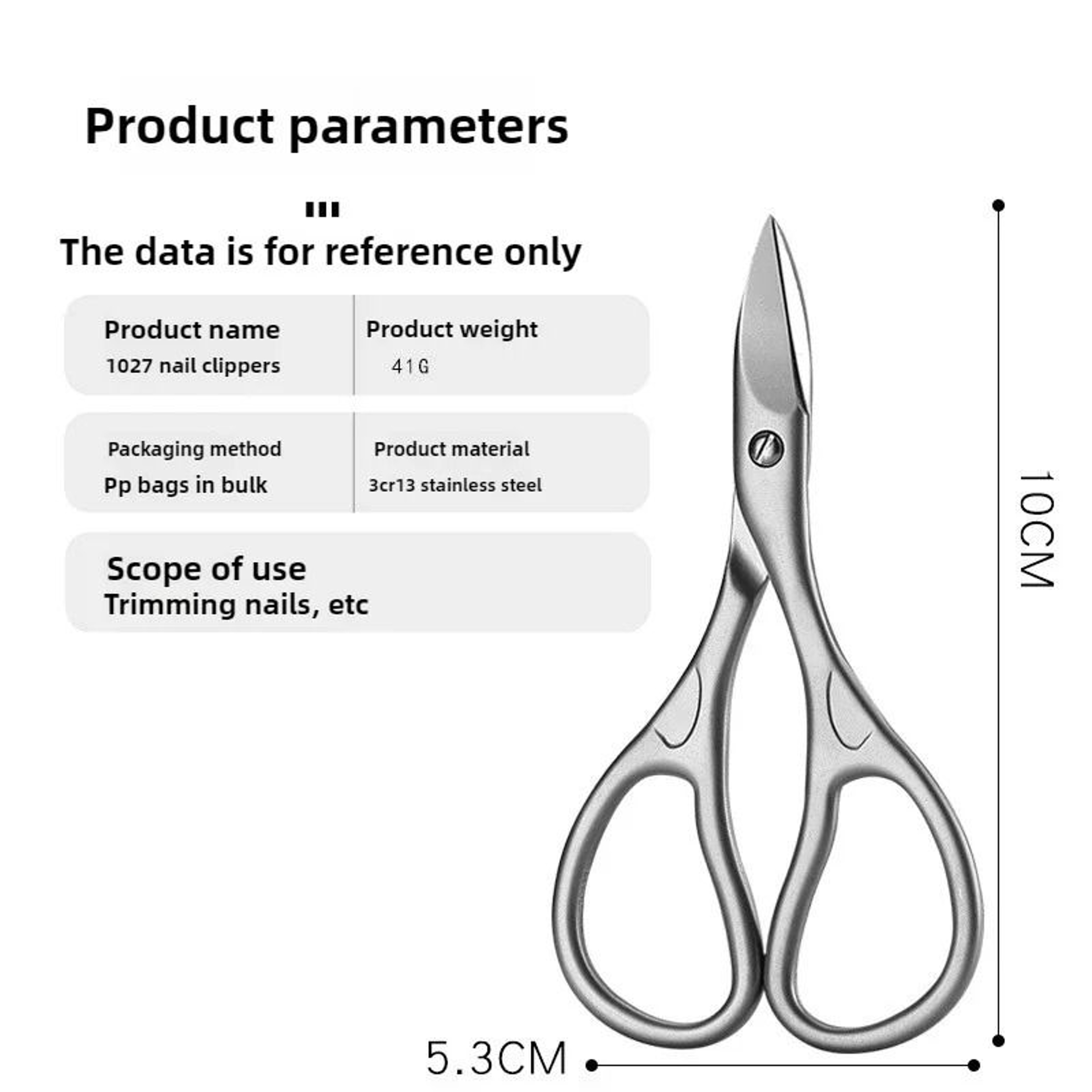 Professional Nail Cutter Scissors 6