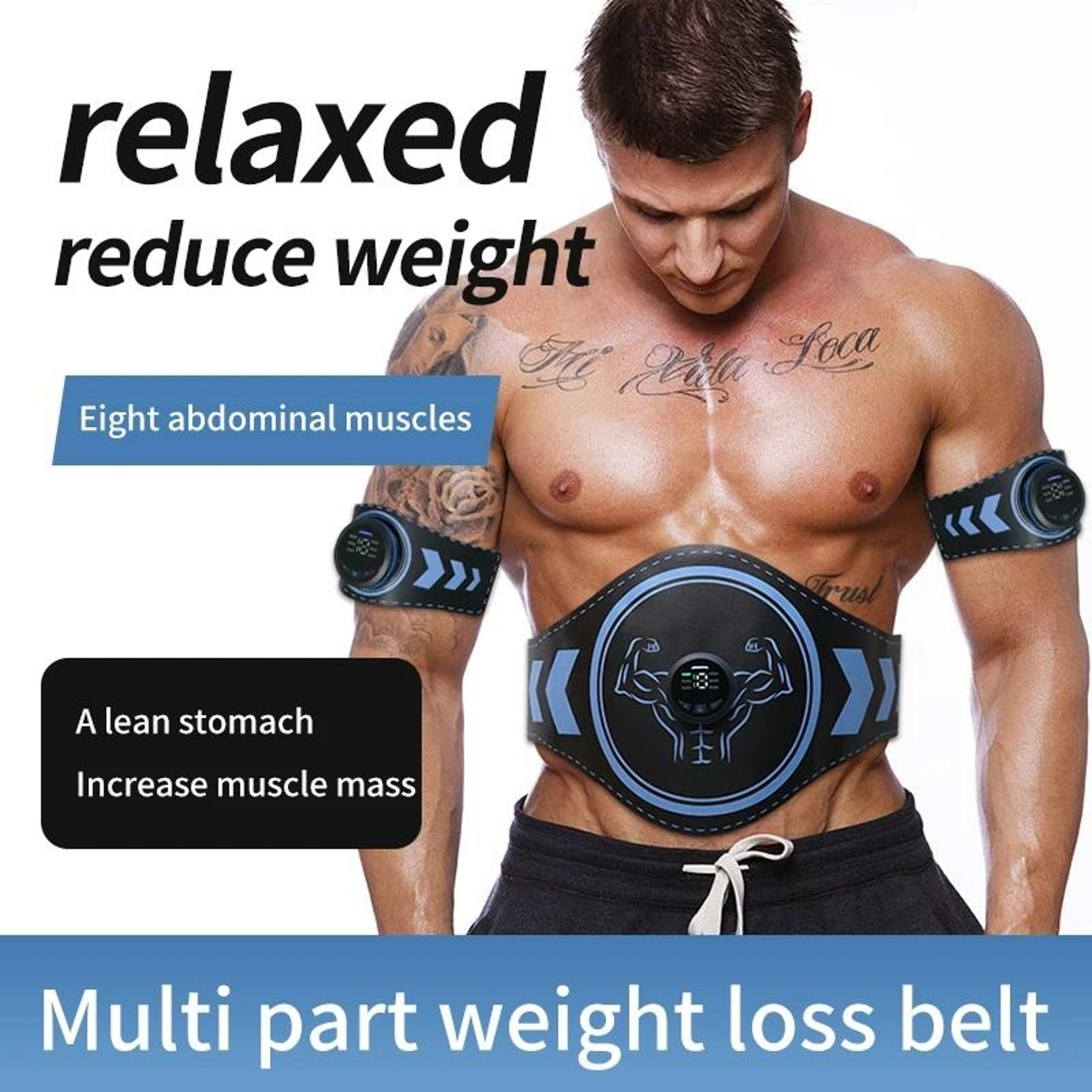 EMS Abdominal Muscle Trainer Belt 2