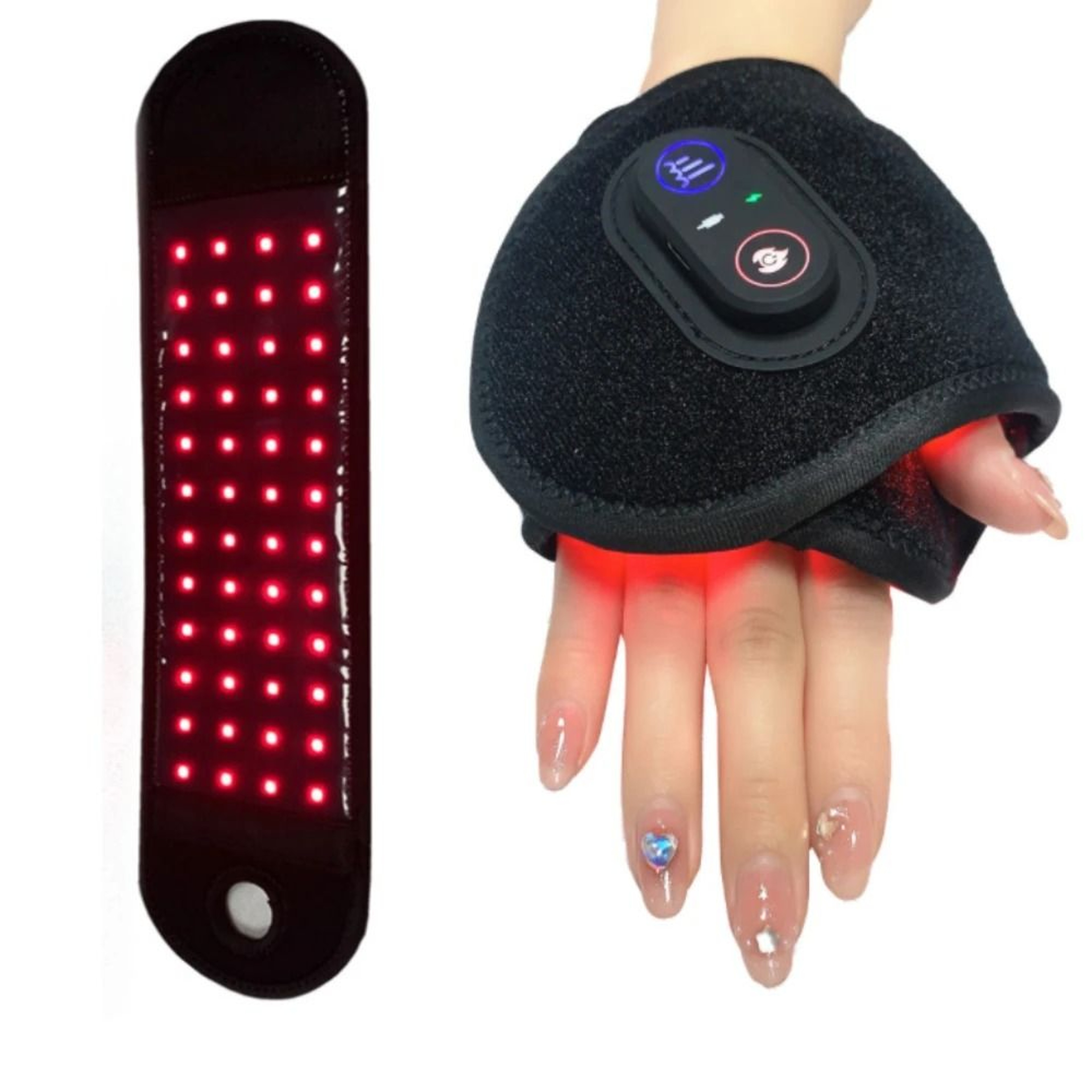Rechargeable Red And Infrared Light Therapy Wrist Wrap 0