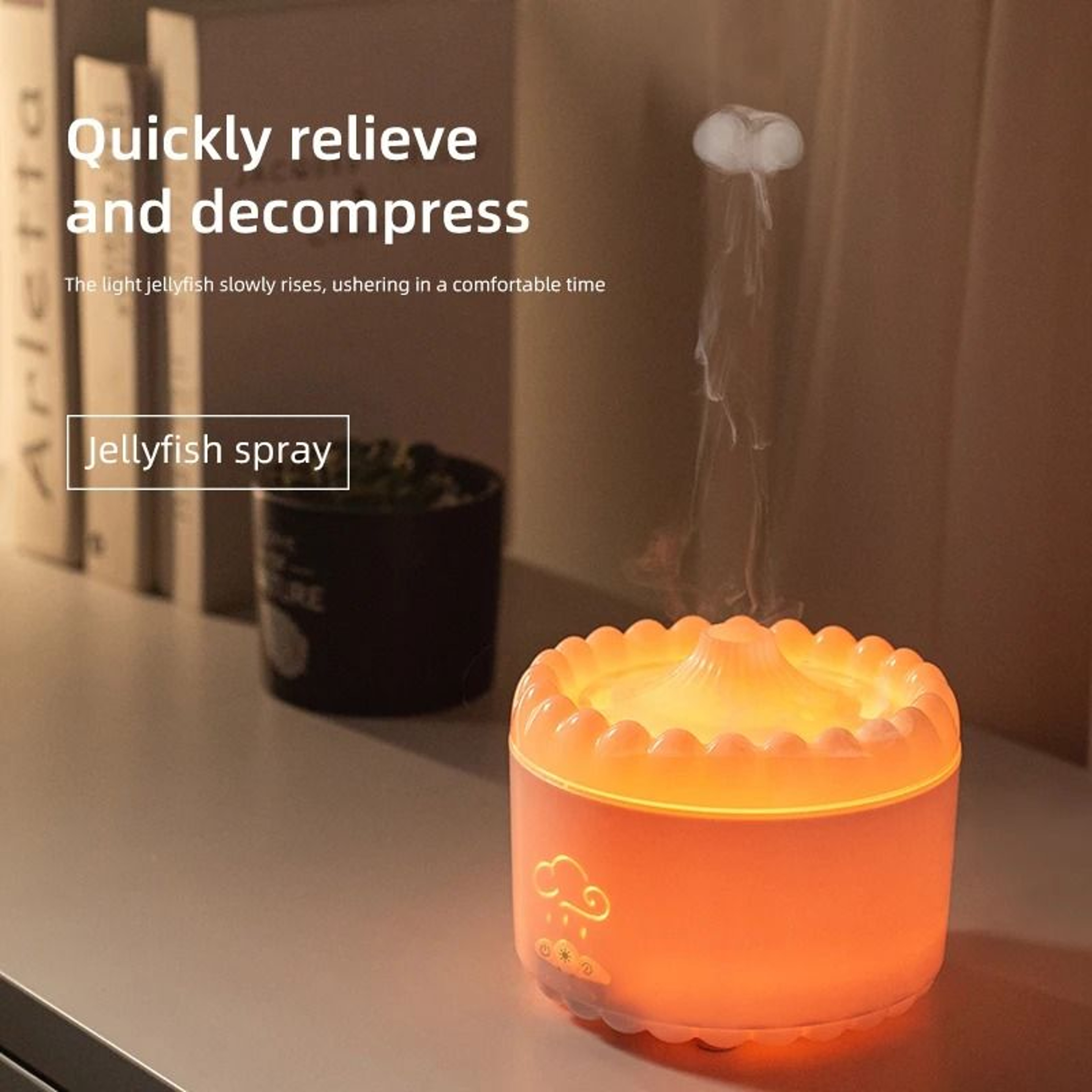 Jellyfish Flame Aroma Diffuser With Remote Control 3