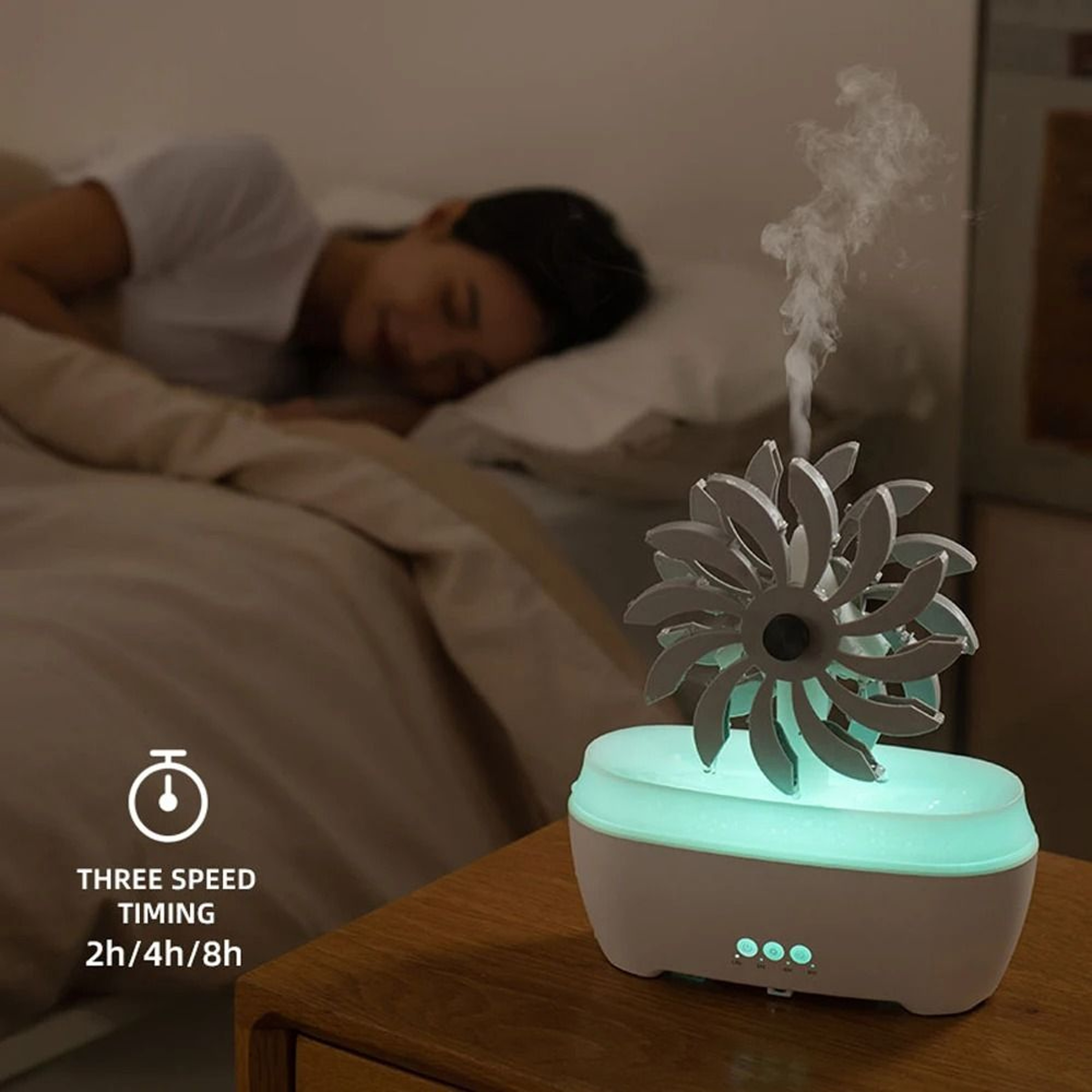 Windmill Aroma Diffuser And Air Humidifier With Remote Control 4