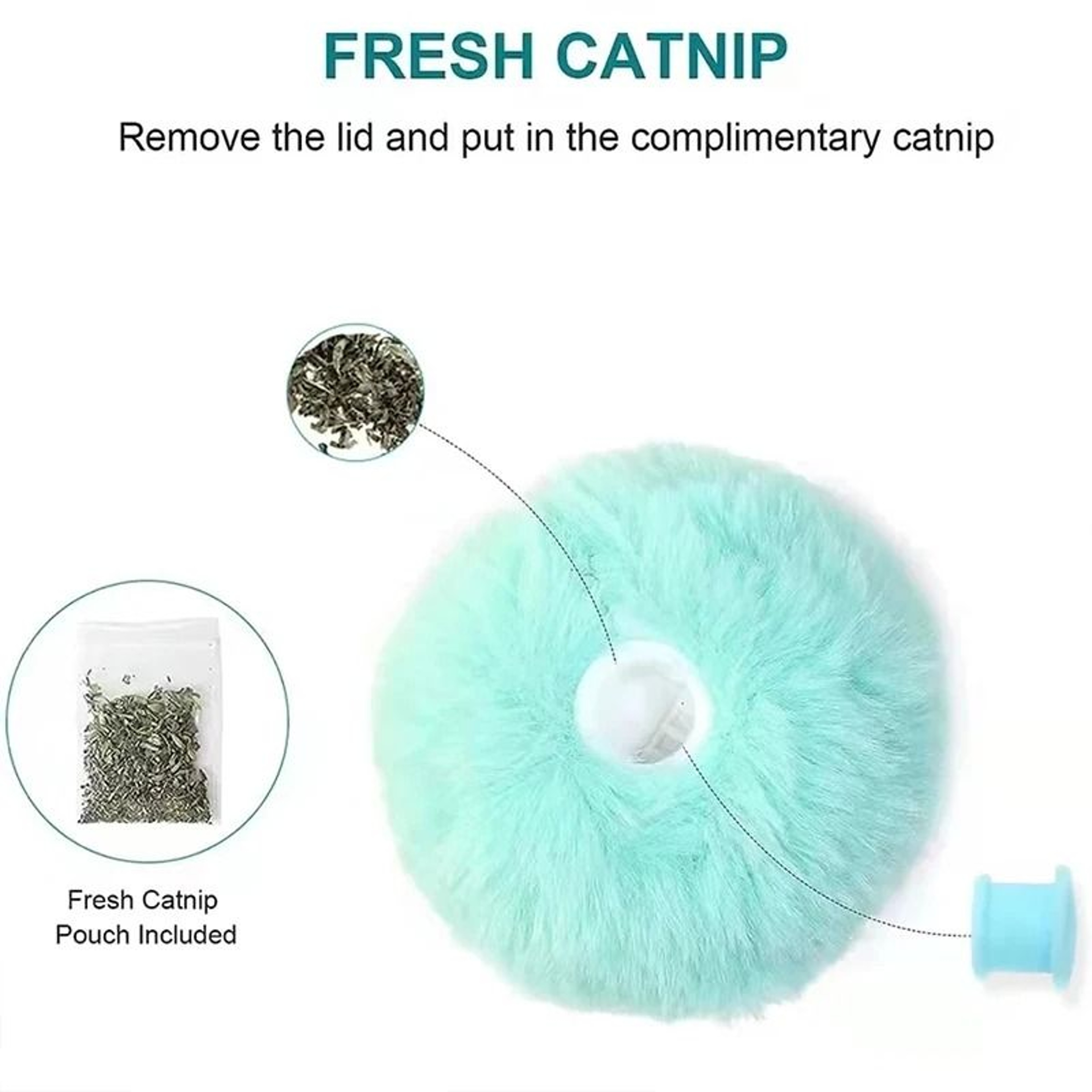 Interactive Electric Cat Toy Ball With Catnip And Sound 3