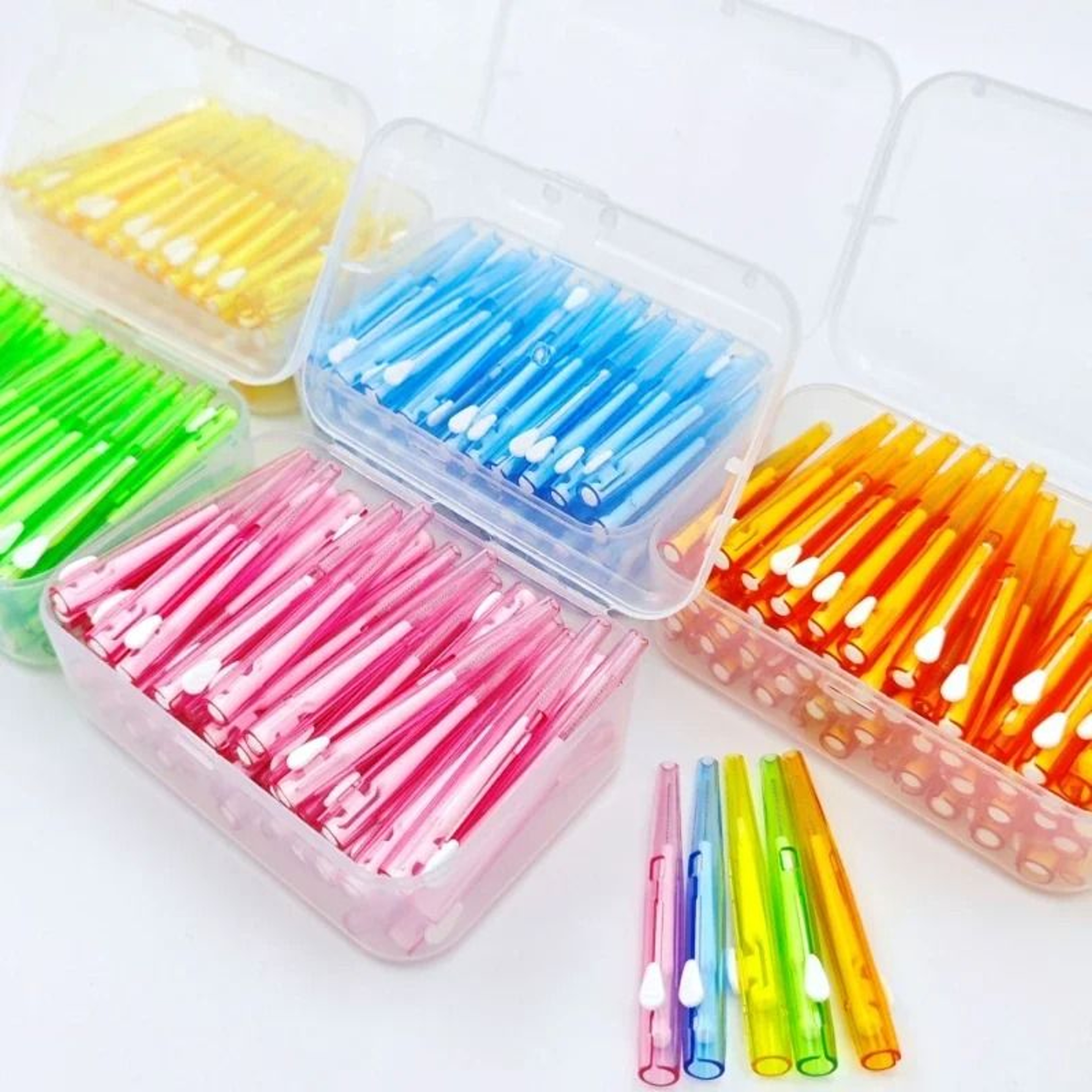 Curved Interdental Cleaning Brush Set  20 Piece Dental Care Kit 0