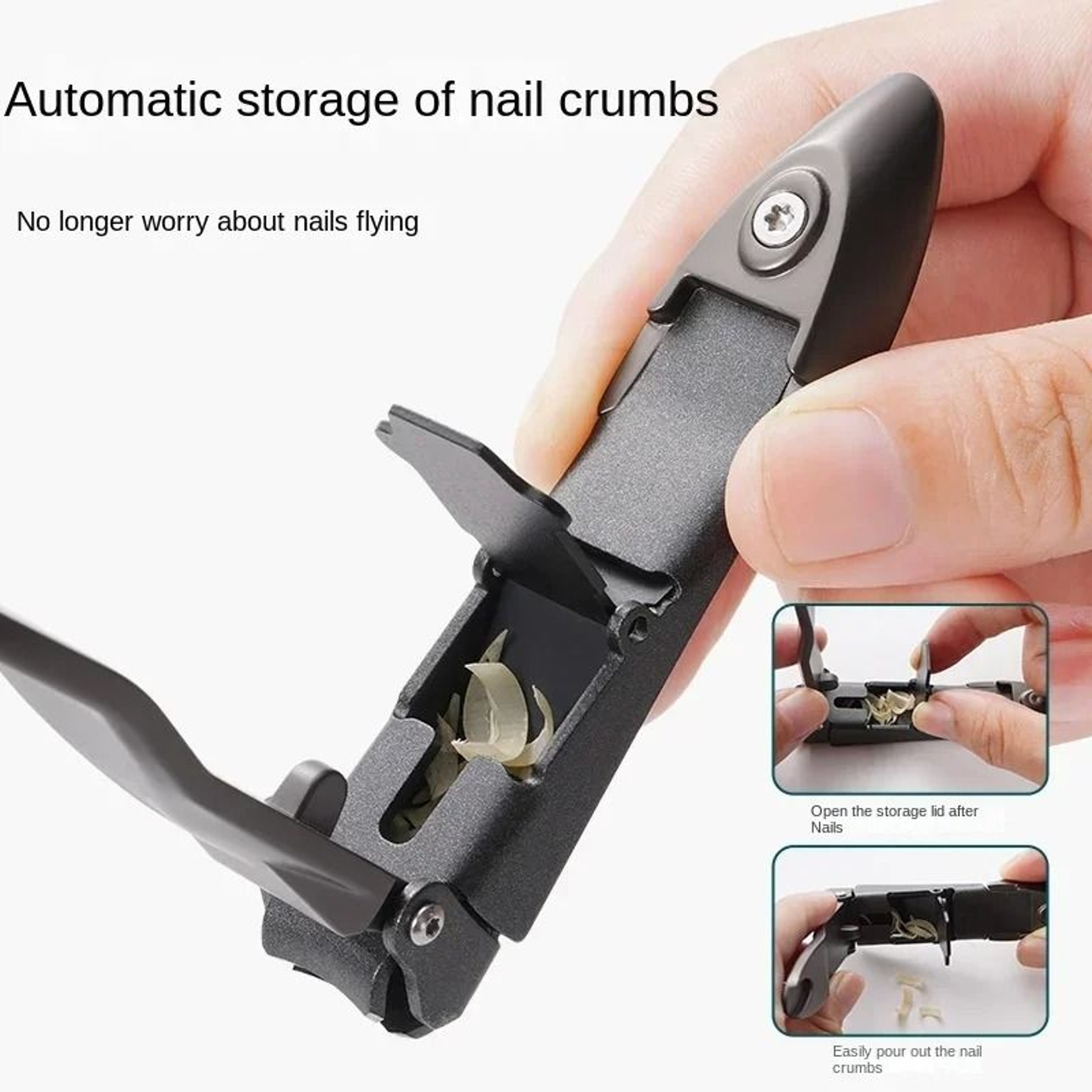 AntiSplash Nail Clipper With BuiltIn Catcher 2