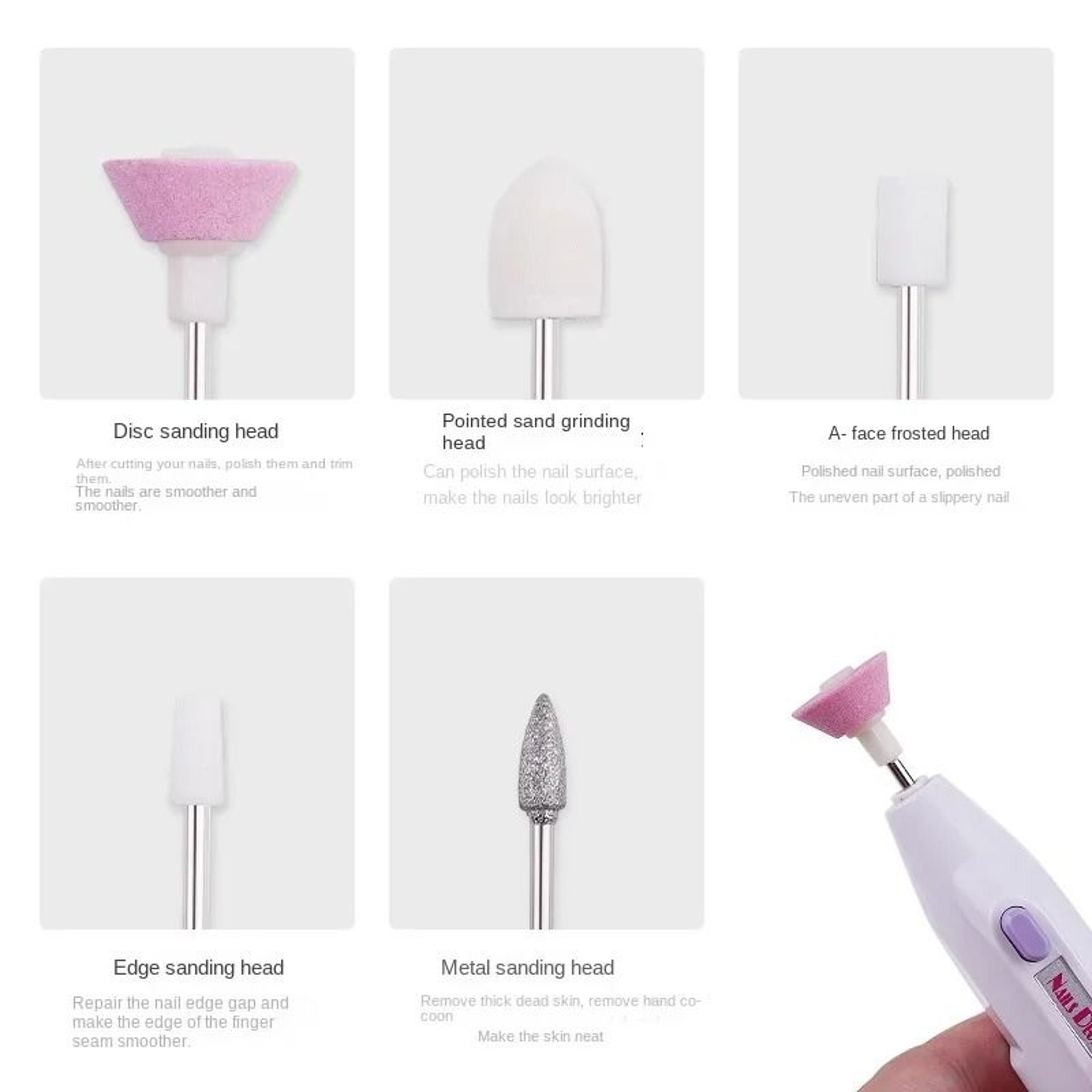 Mini Electric Nail Drill Kit For Manicure And Pedicure 2
