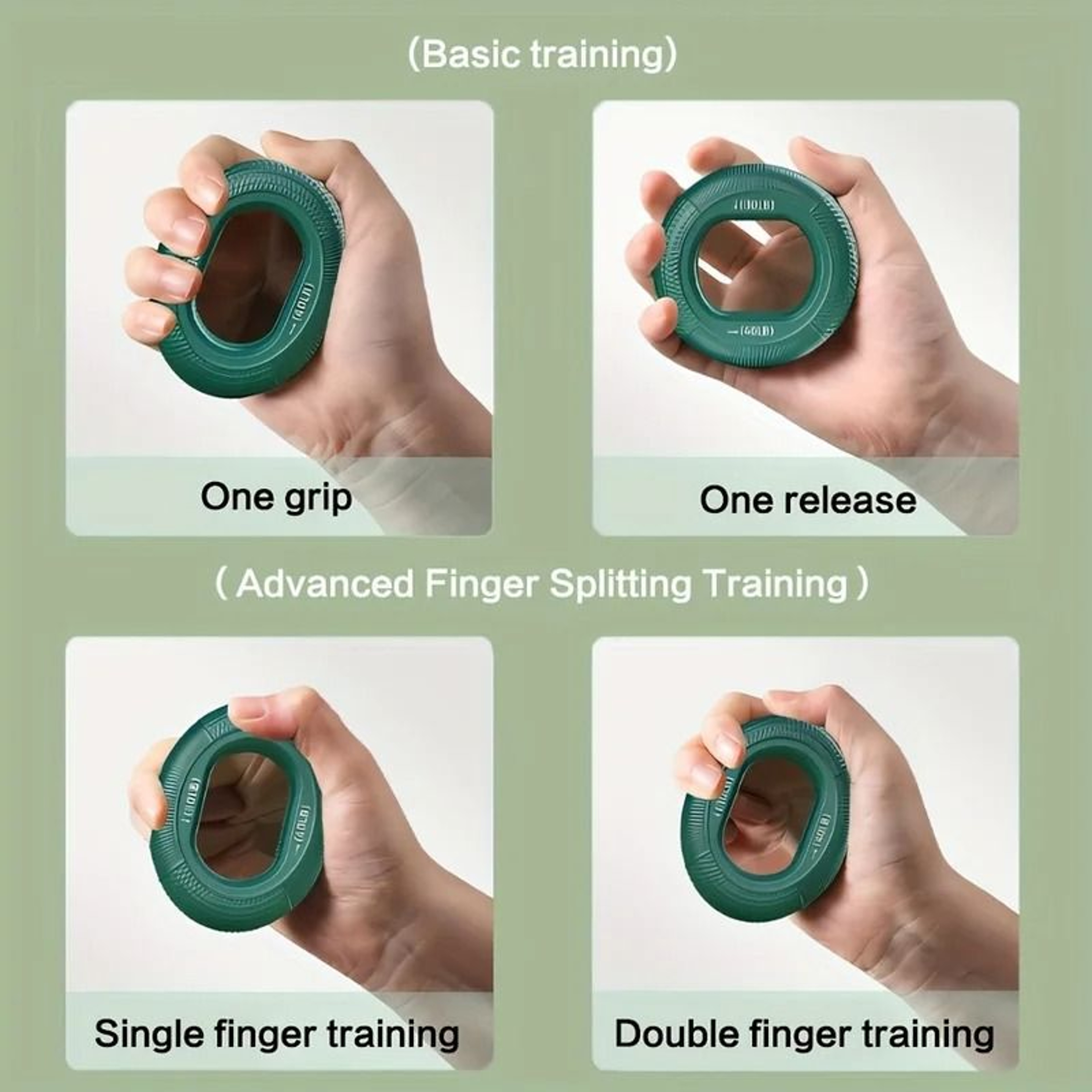 Silicone Finger Gripper And Hand Strengthener 5