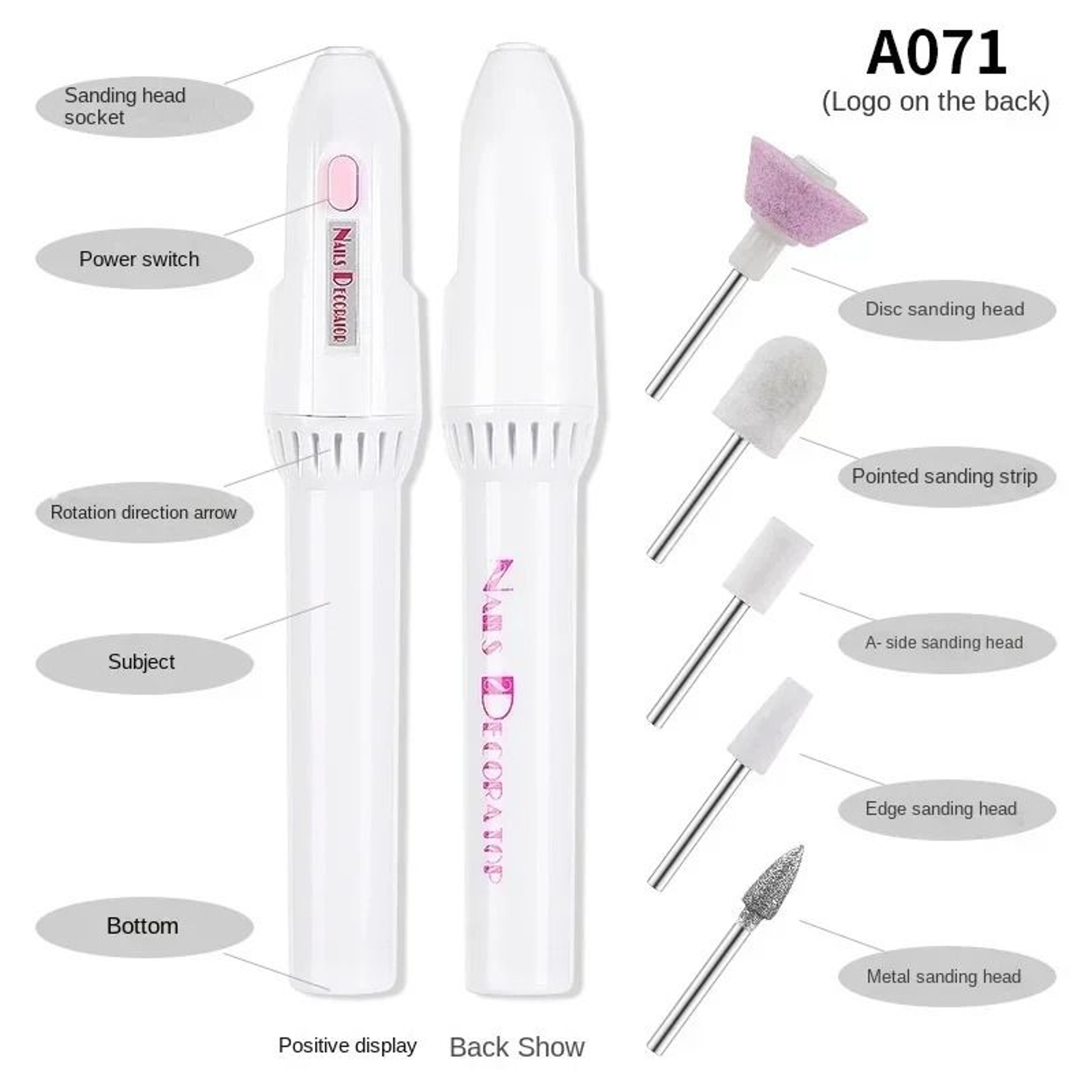 Electric Nail Drill Set For Perfect Home Manicures 8