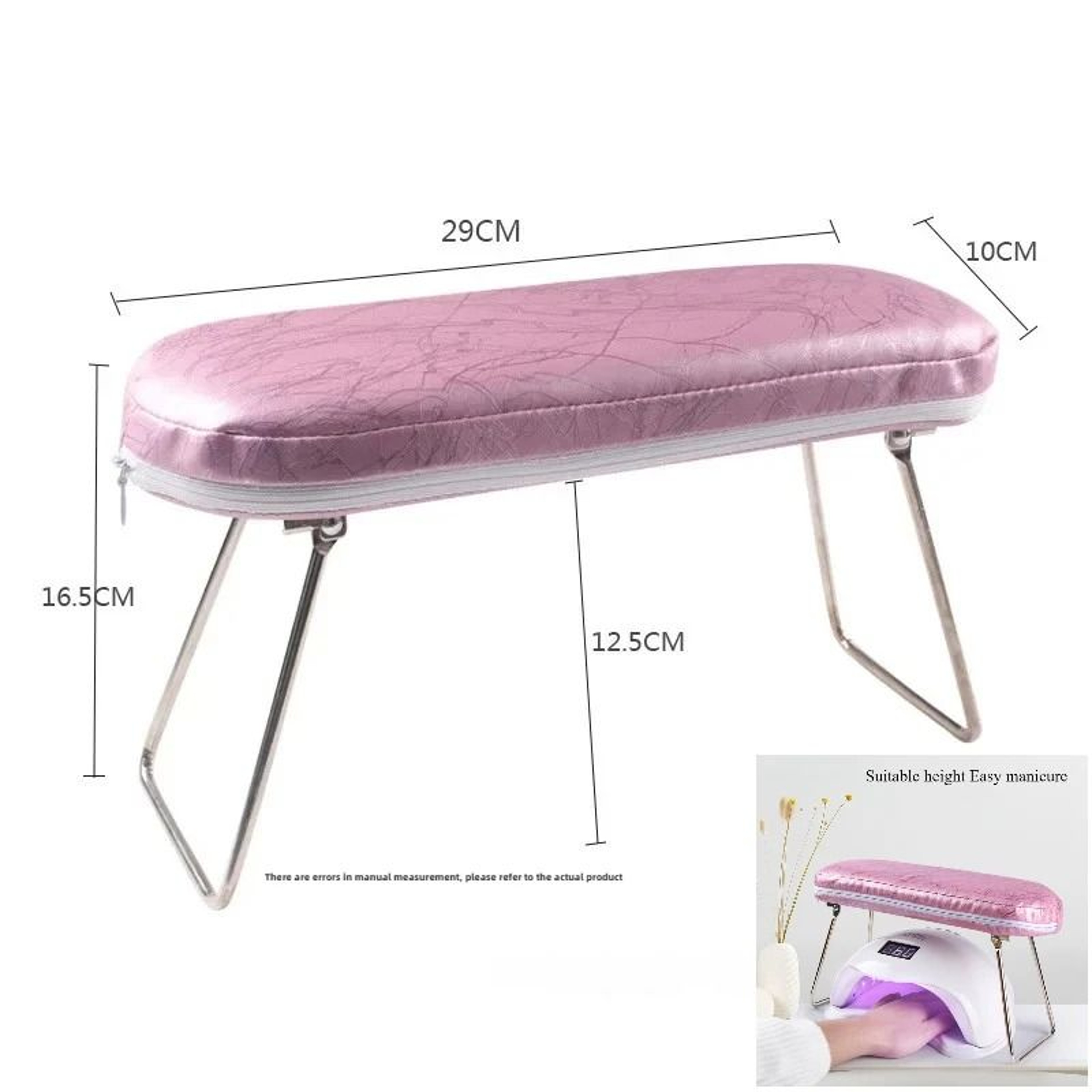 Waterproof Leather Hand Pillow Arm Rest Cushion For Manicure And Nail Art 7