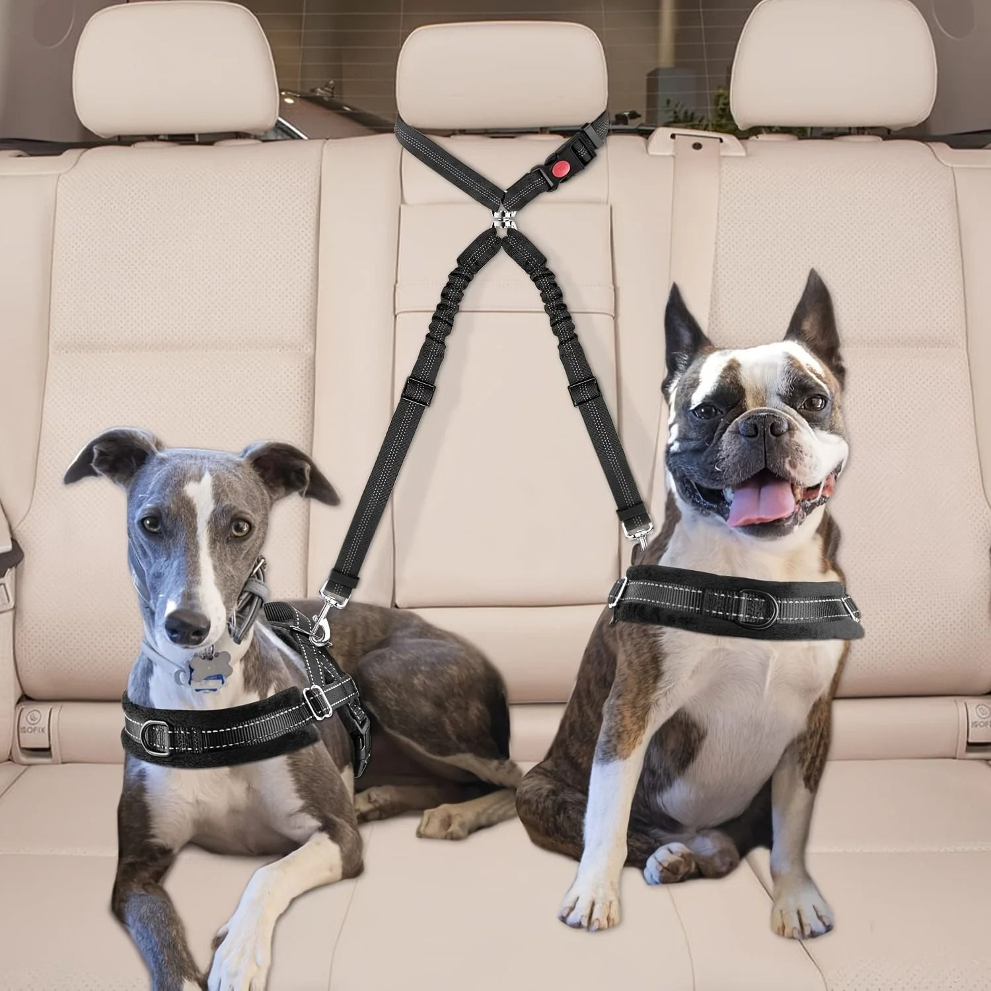 Adjustable Pet Car Seat Belt Leash For Dogs And Cats 5