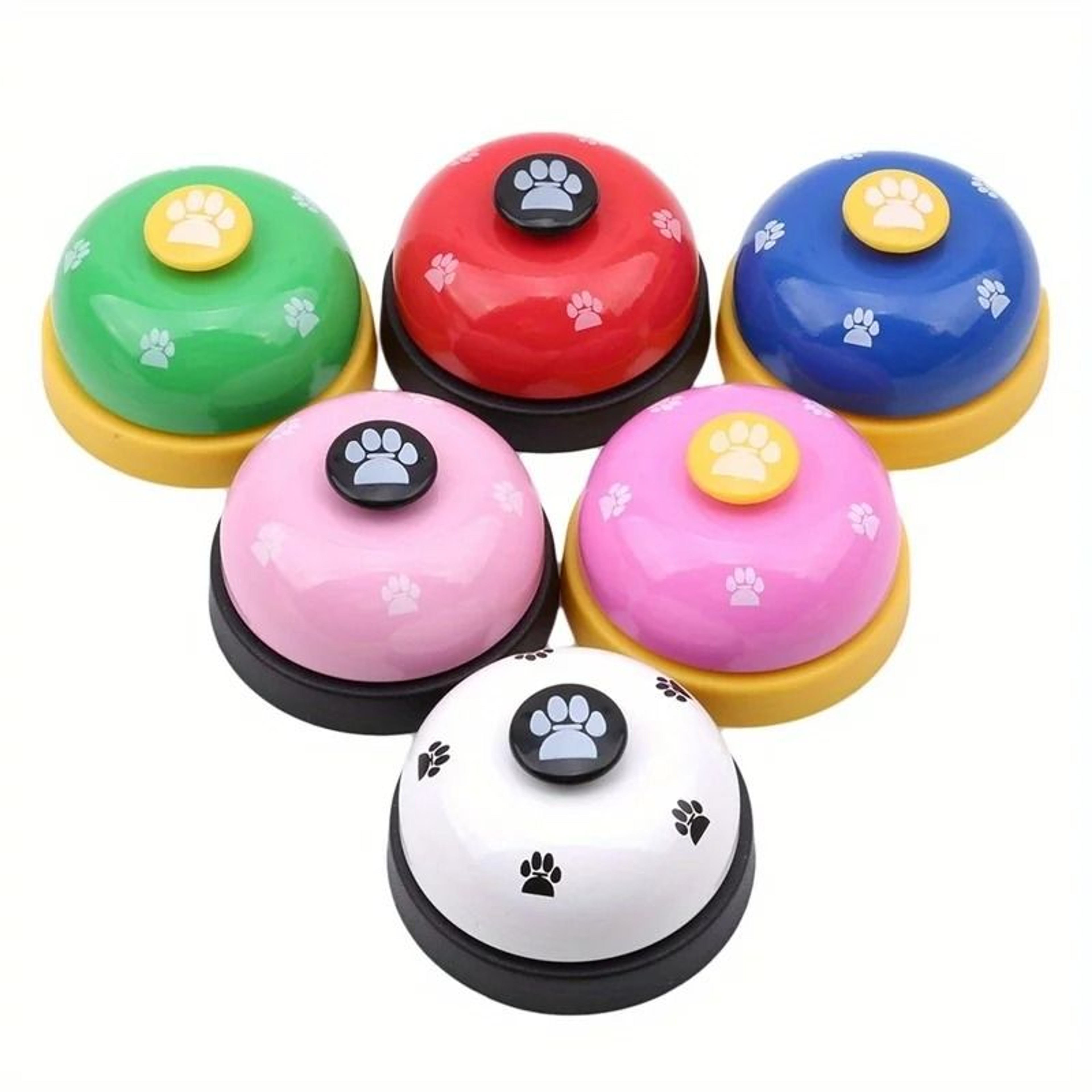 Cartoon Paw Print Pet Training Bell For Cats And Dogs 4