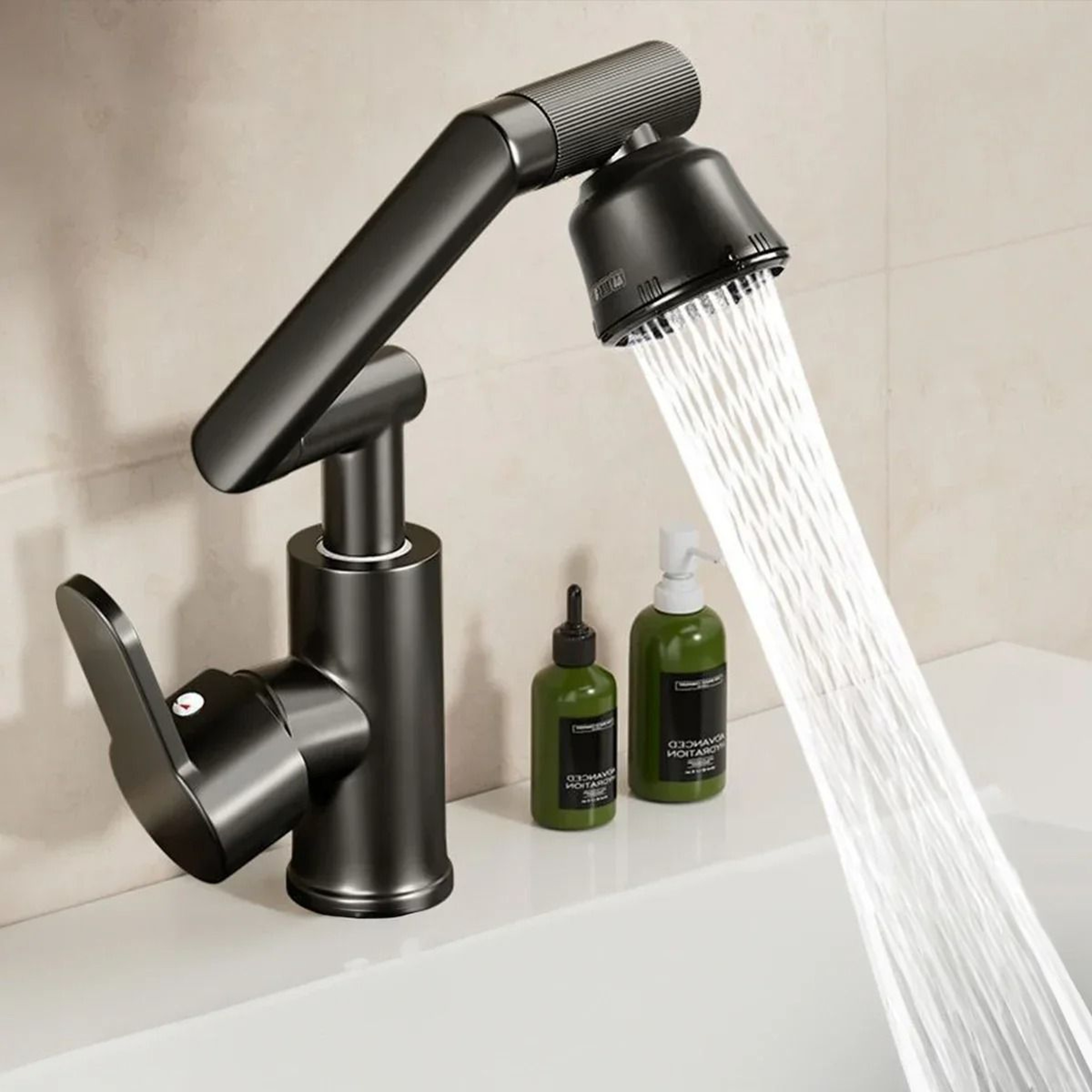 Rotatable Dual Hot And Cold Faucet For Bathroom And Kitchen 2