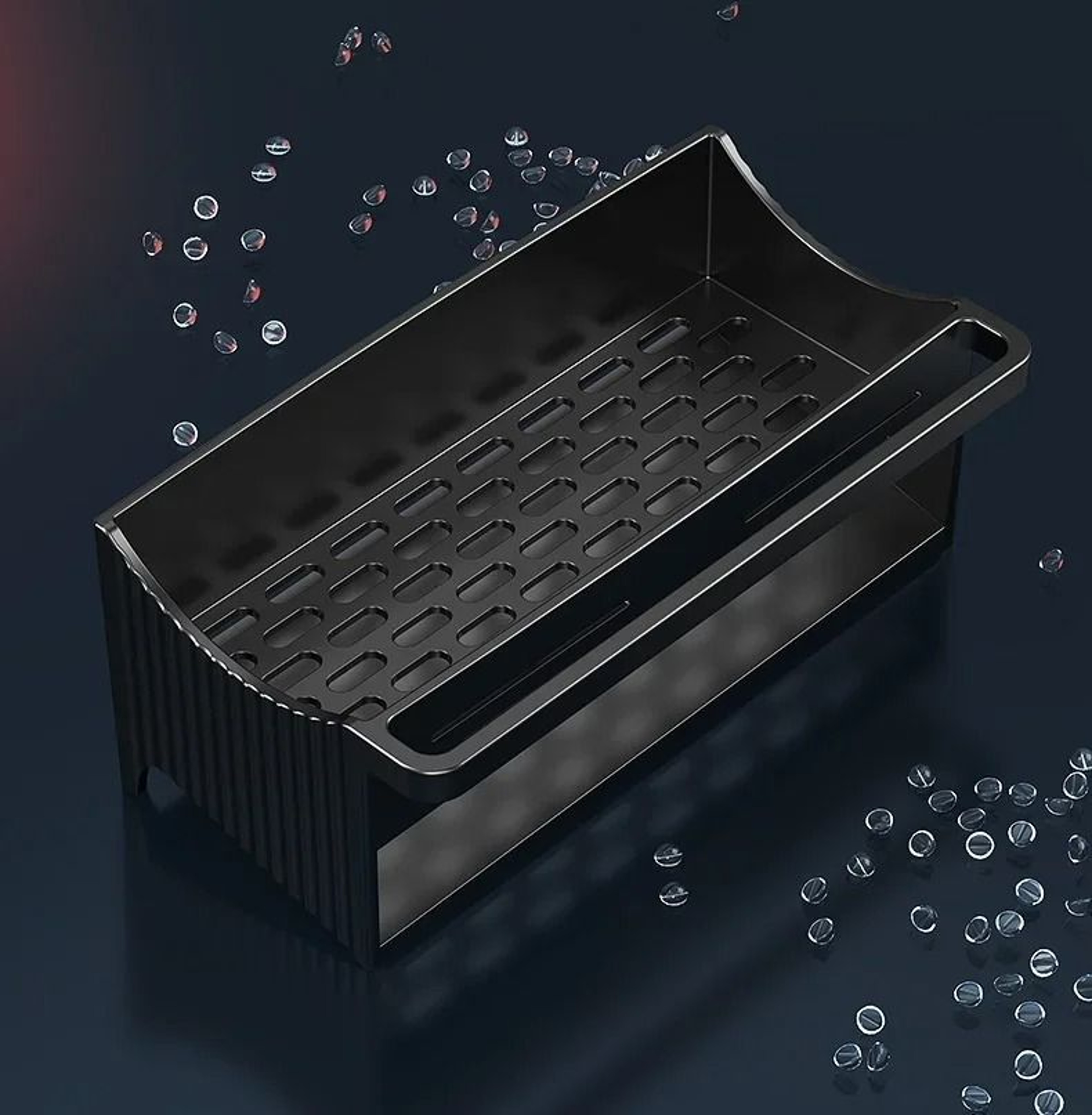 Automatic Drainage Sink Storage Rack With Sponge And Towel Holder 5