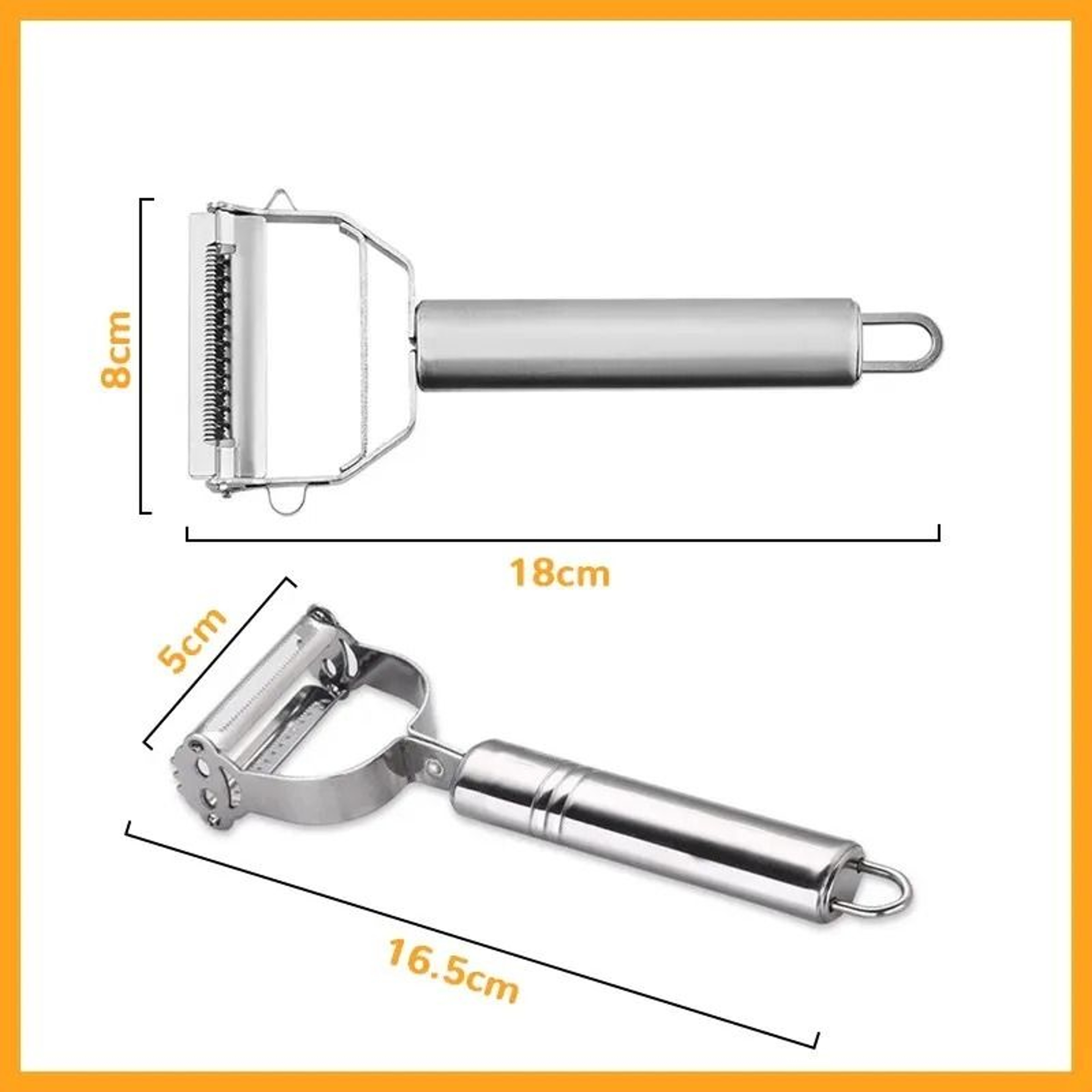 Stainless Steel Double Head Vegetable Peeler 6