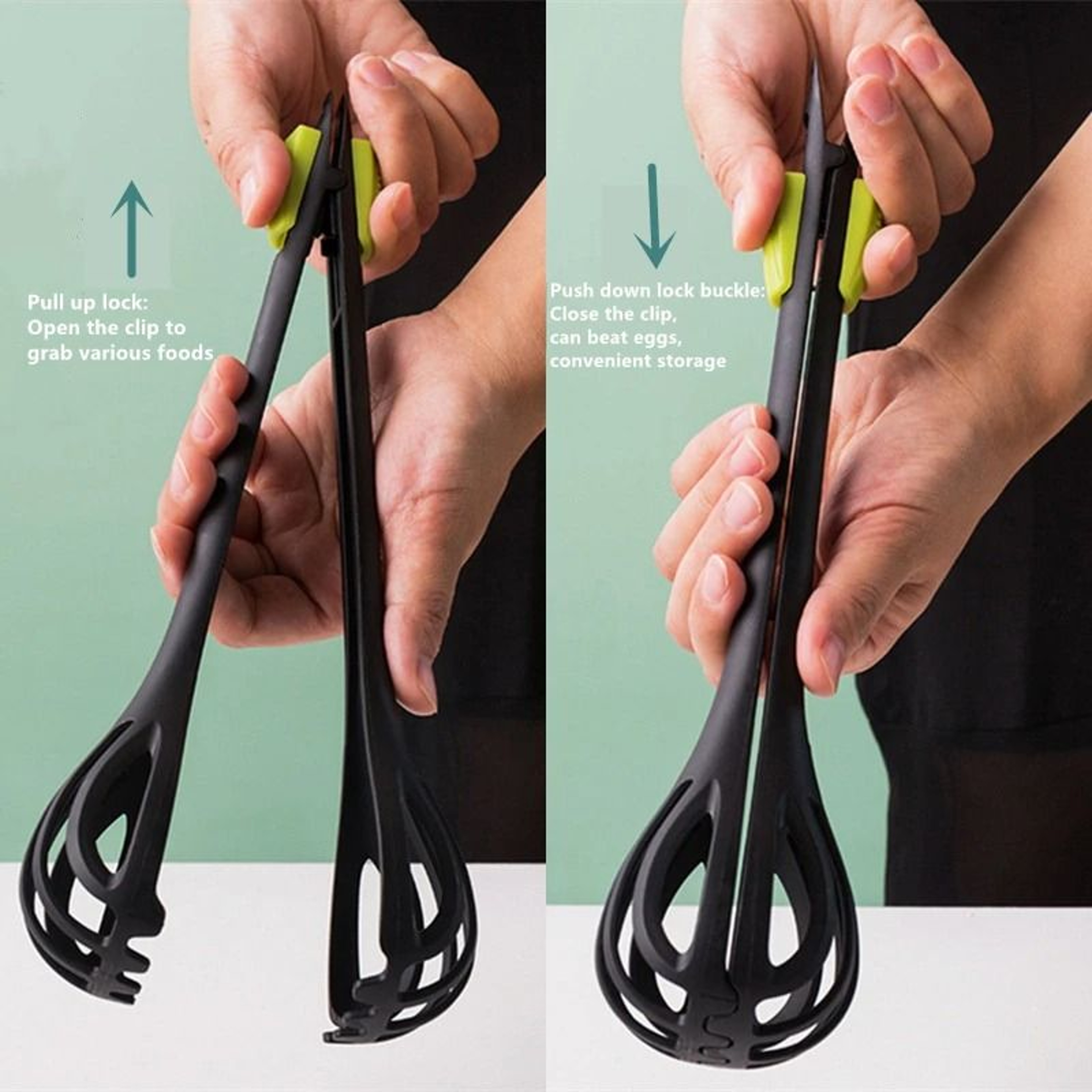 Multifunctional Egg Beater Whisk And Food Clip 5