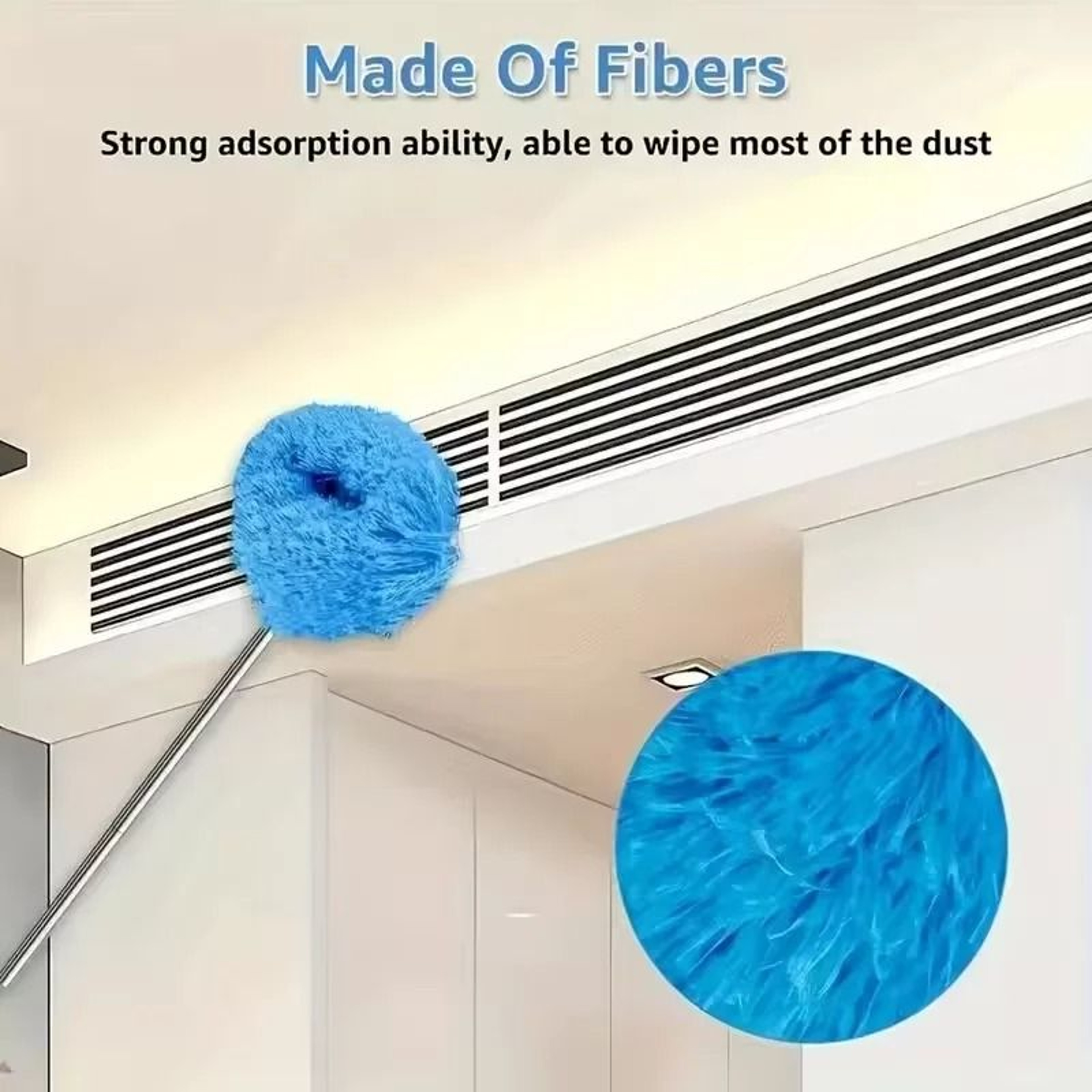 Multifunctional Ceiling Fan Cleaner Duster With Extendable Handle 4