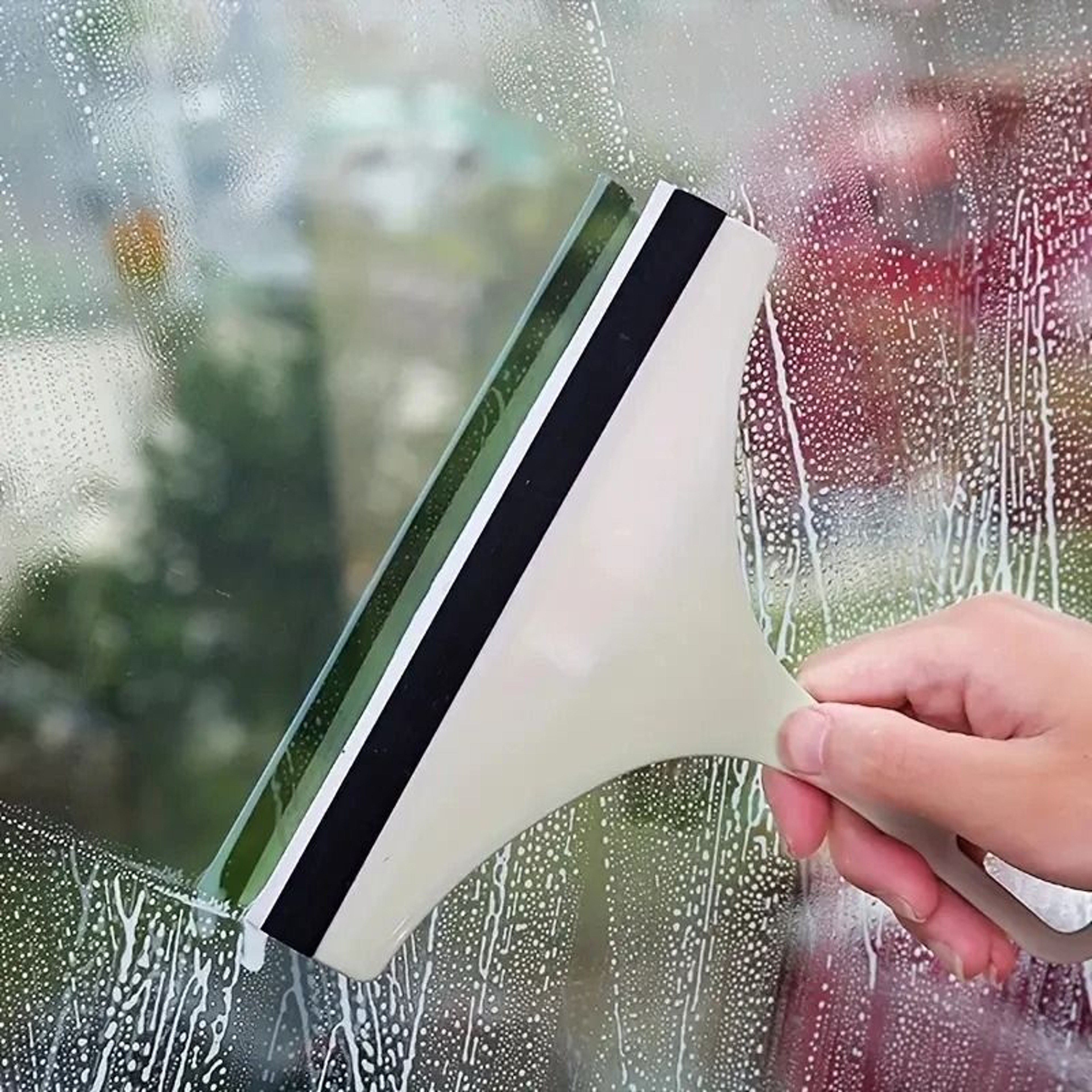 Silicone Water Wiper Glass Cleaner Scraper 2