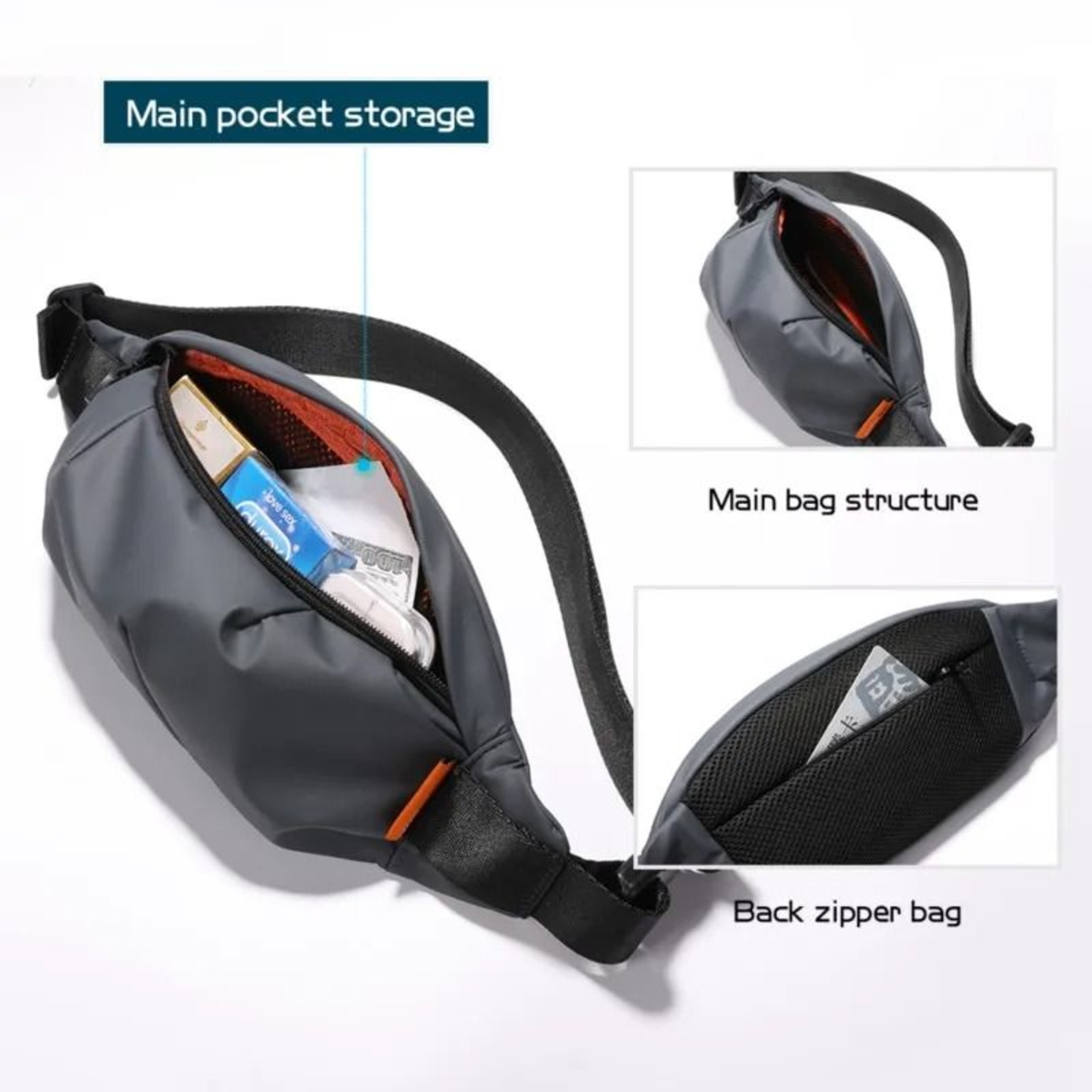 Multifunctional Waterproof Waist Bag For Travel And Sports 4