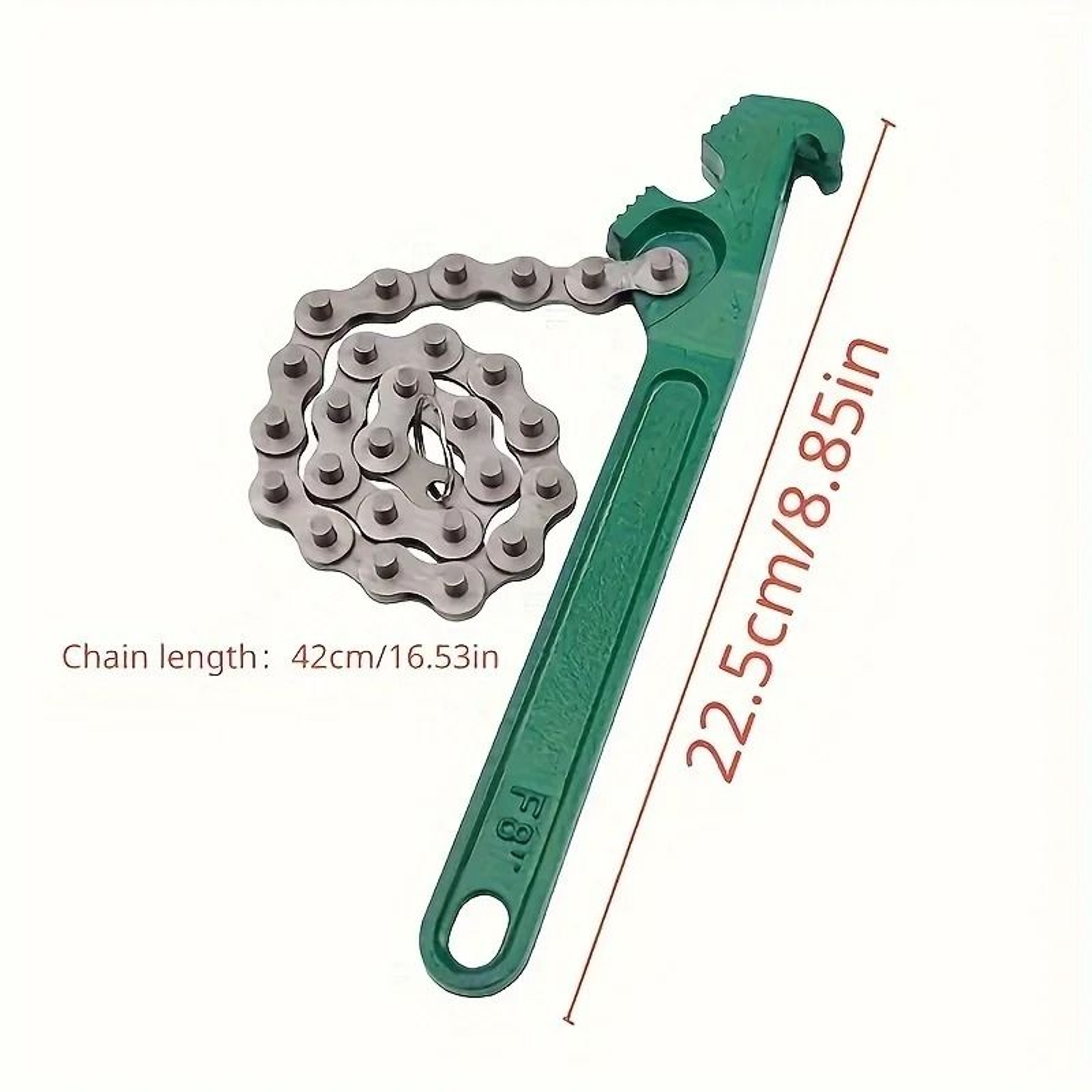 Adjustable Chain Wrench Tool With Ergonomic Handle For Filters And Pipes 4