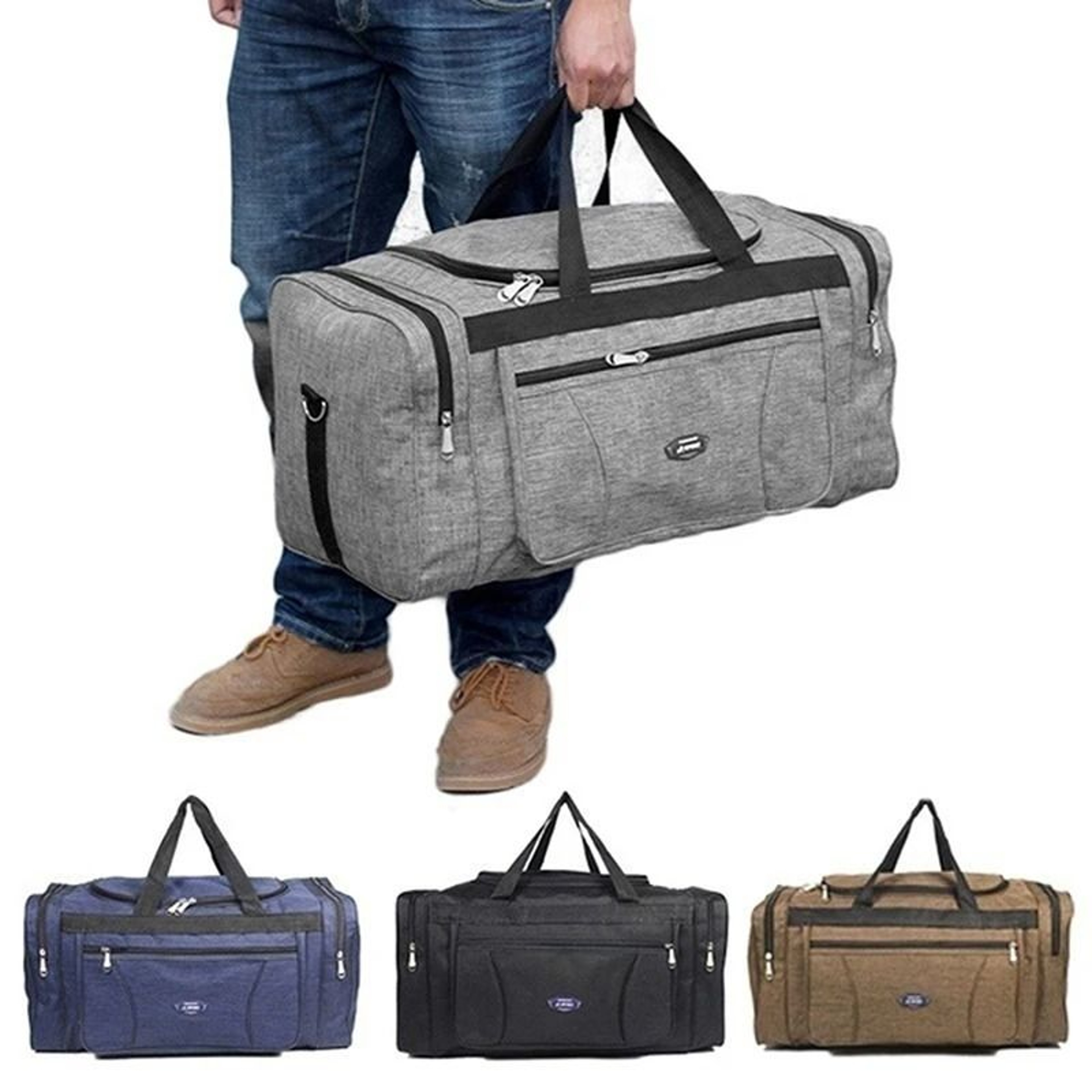Oxford Waterproof Travel Duffle Bag With Large Capacity And Shoulder Strap 0