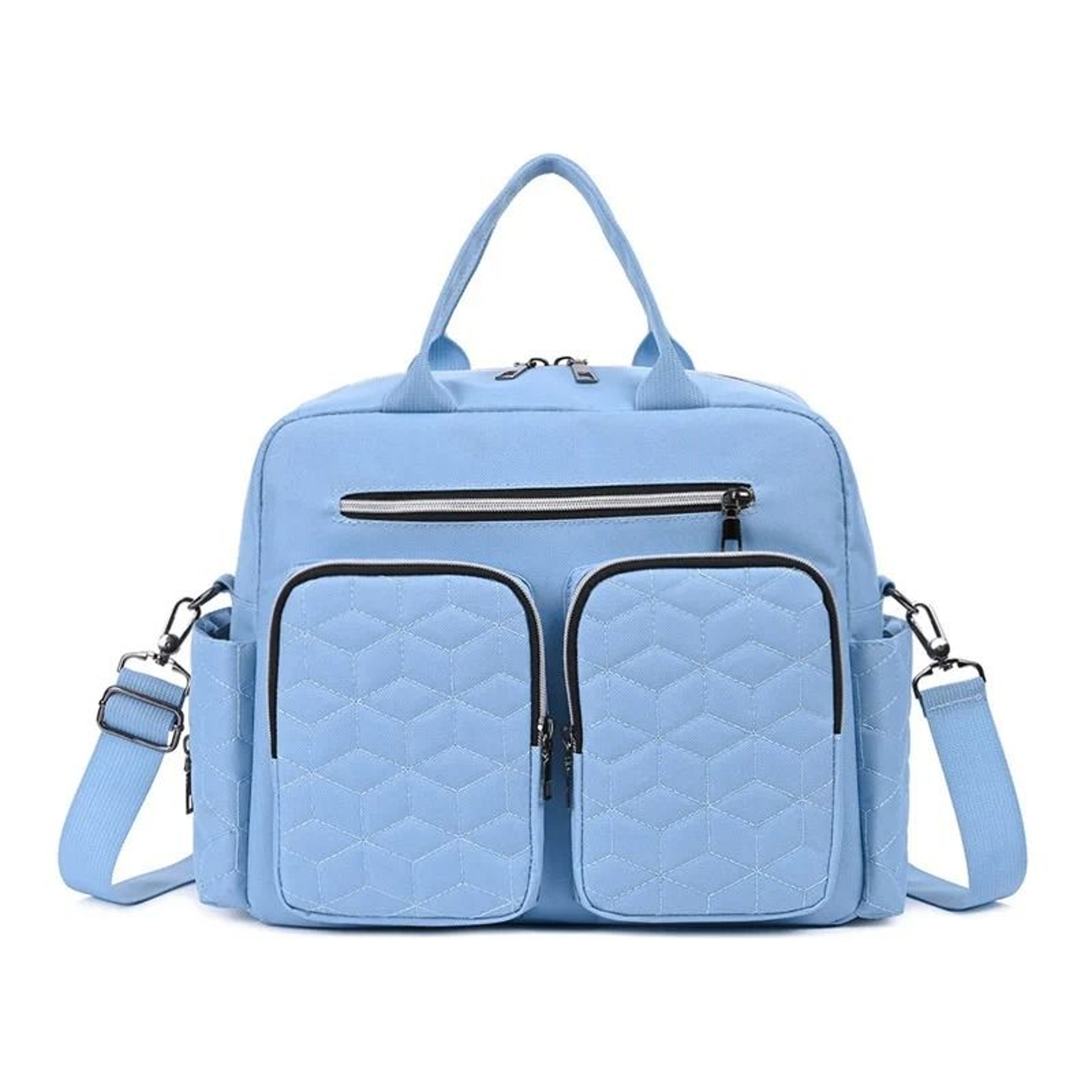 Waterproof LargeCapacity Diaper Bag For Moms  Multifunctional Travel Maternity Tote 17