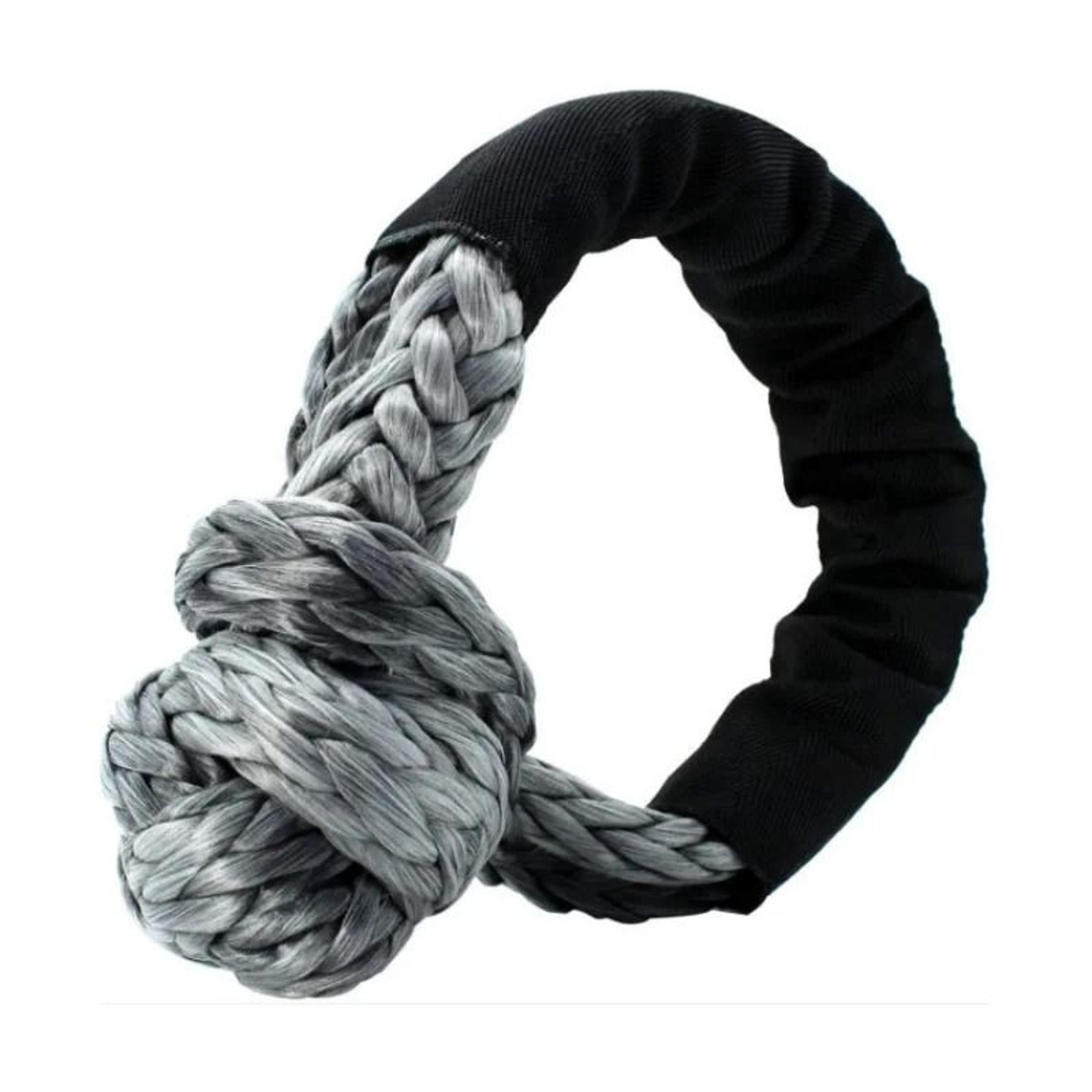 Synthetic Soft Tow Rope With Protective Sleeve  55000 LBS Recovery Shackle For Jeep Truck SUV 10