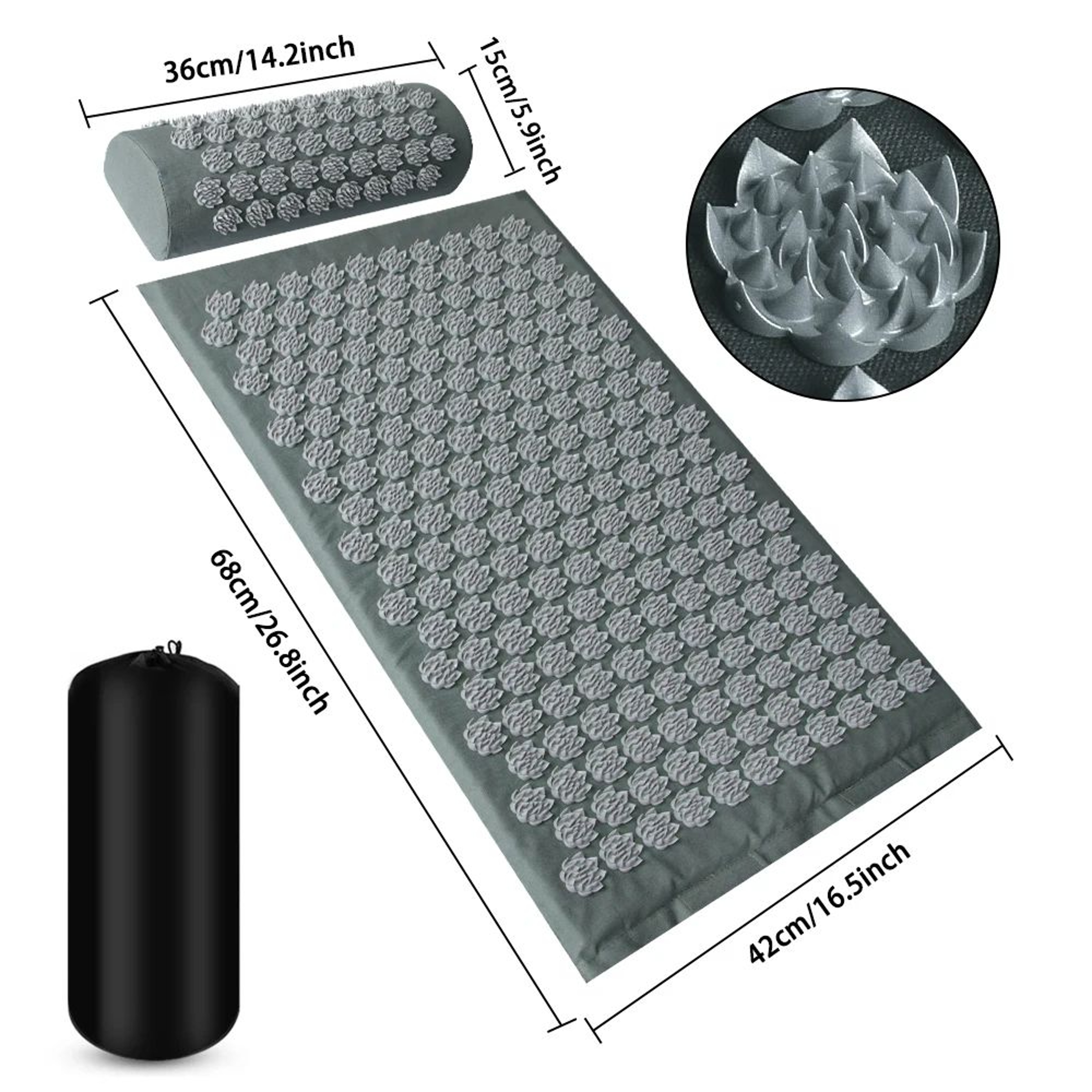 Massage Cushion Yoga Acupressure Mat 1