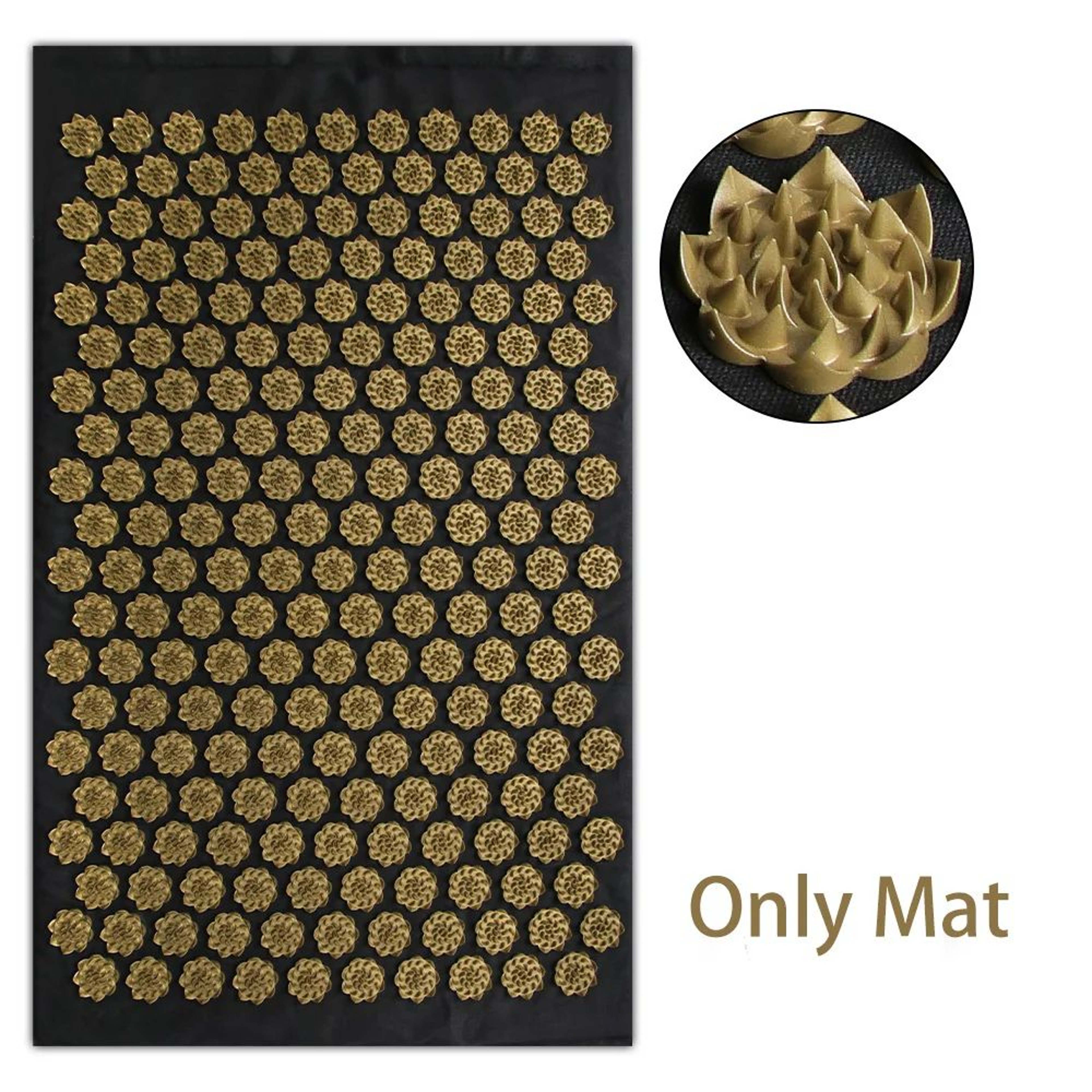 Acupressure Massage Mat And Pillow Set With Spikes For Back Neck And Foot Pain Relief 9
