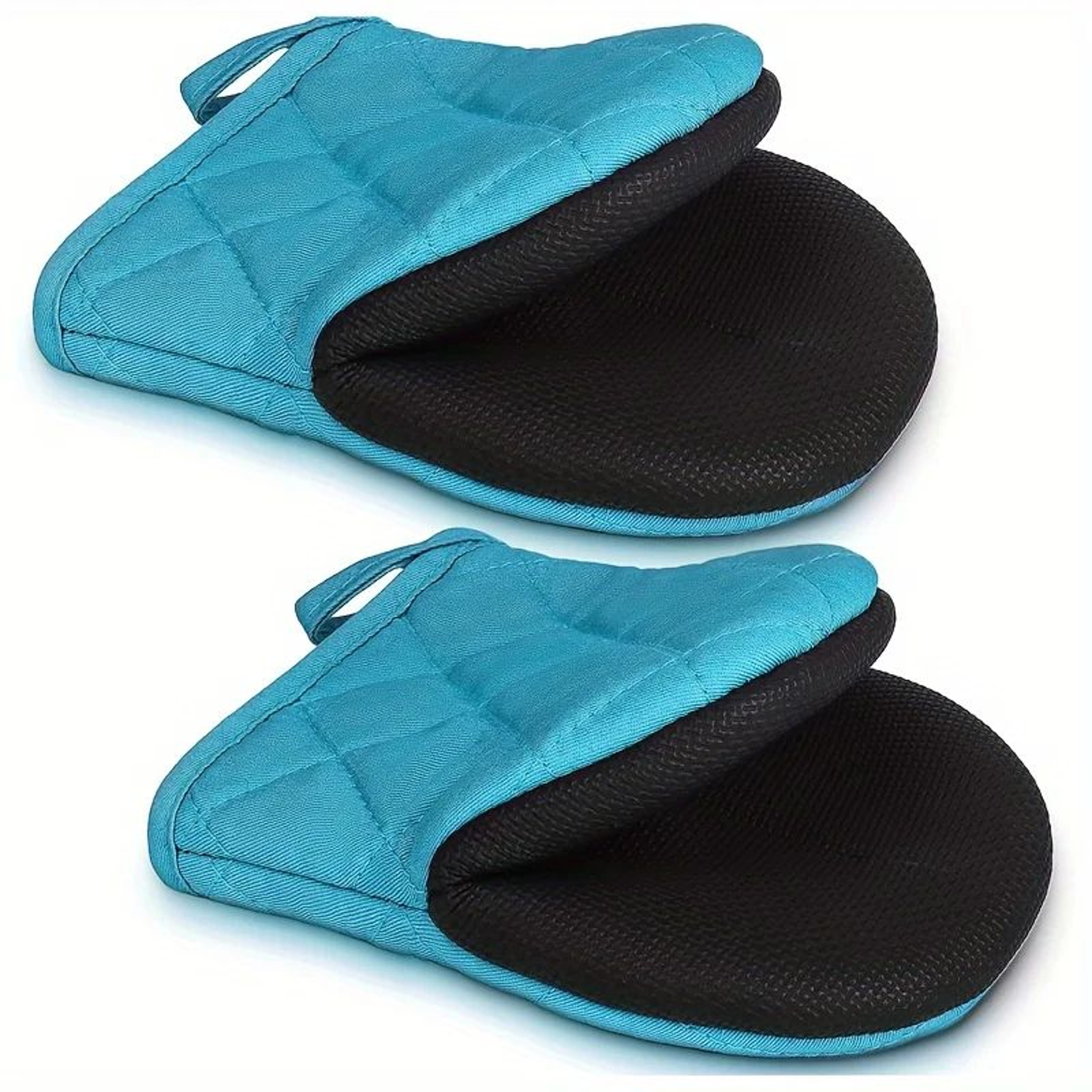 Multilayer Silicone Oven Mitts Non Slip Heat Resistant Kitchen Gloves For Cooking And Baking 0