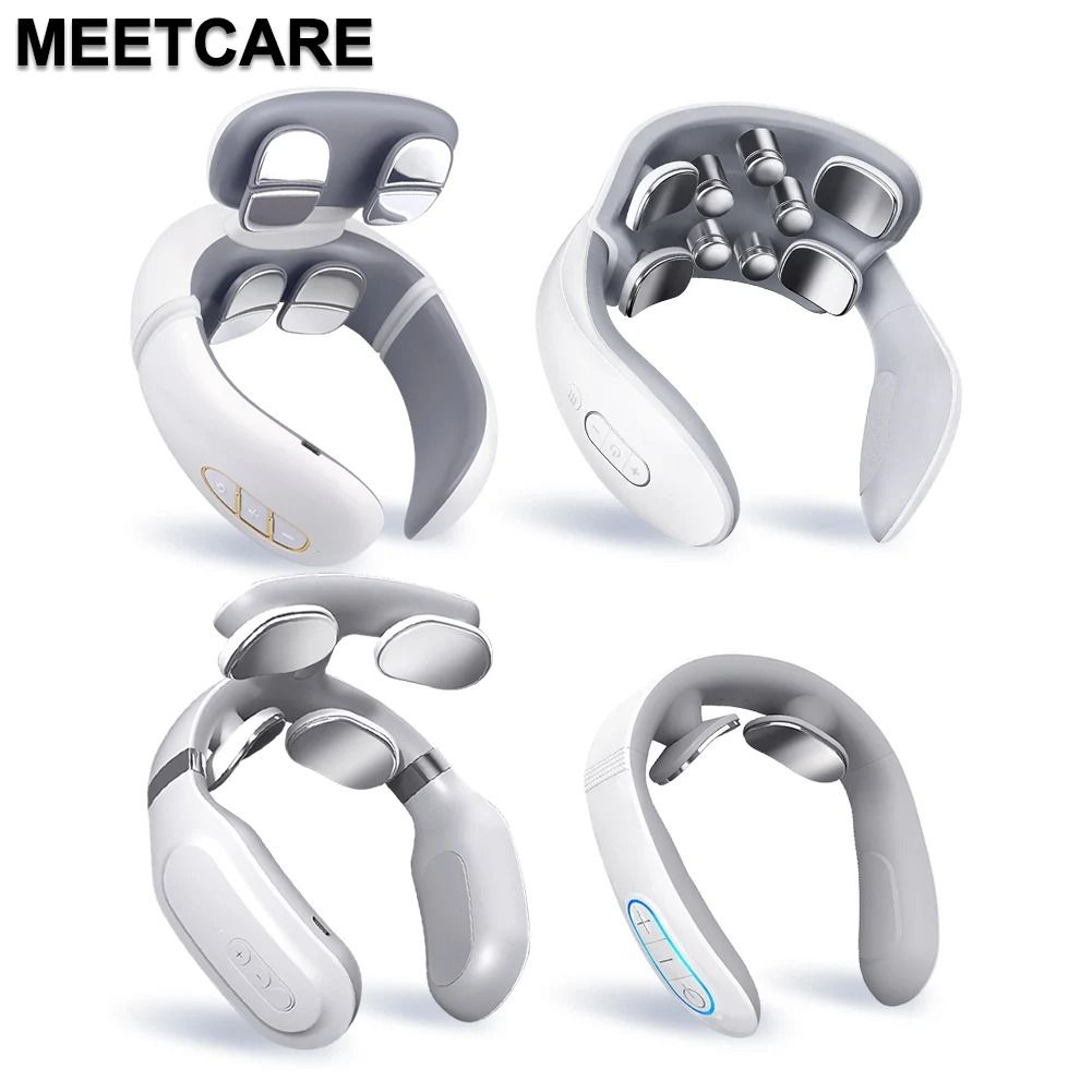 Wireless TENS Pulse Neck And Shoulder Massager  Smart Cervical Heating Device For Pain Relief Muscl 0