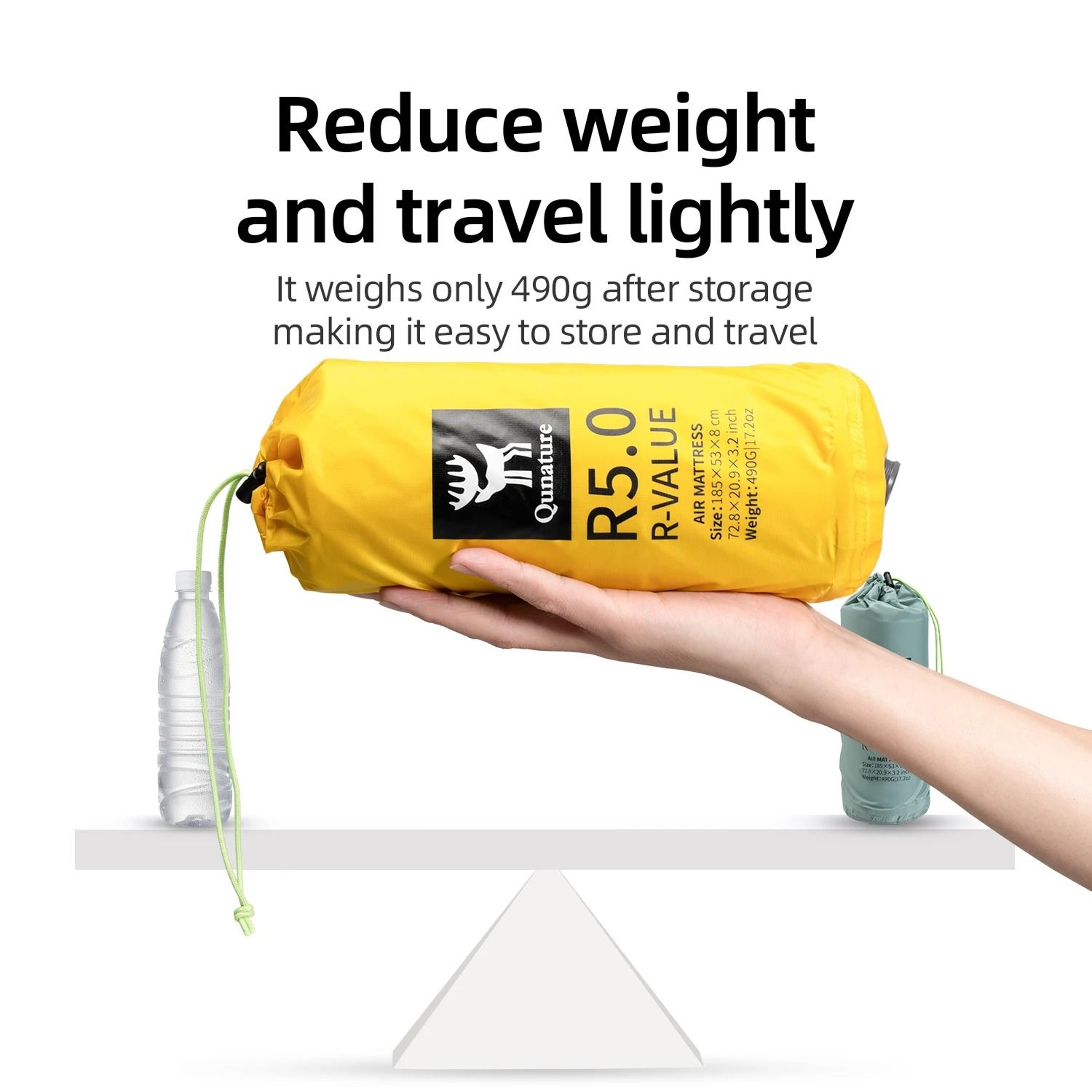 Ultralight Inflatable Camping Mattress Pad  Waterproof Foldable Sleeping Mat For Outdoor Hiking And 4