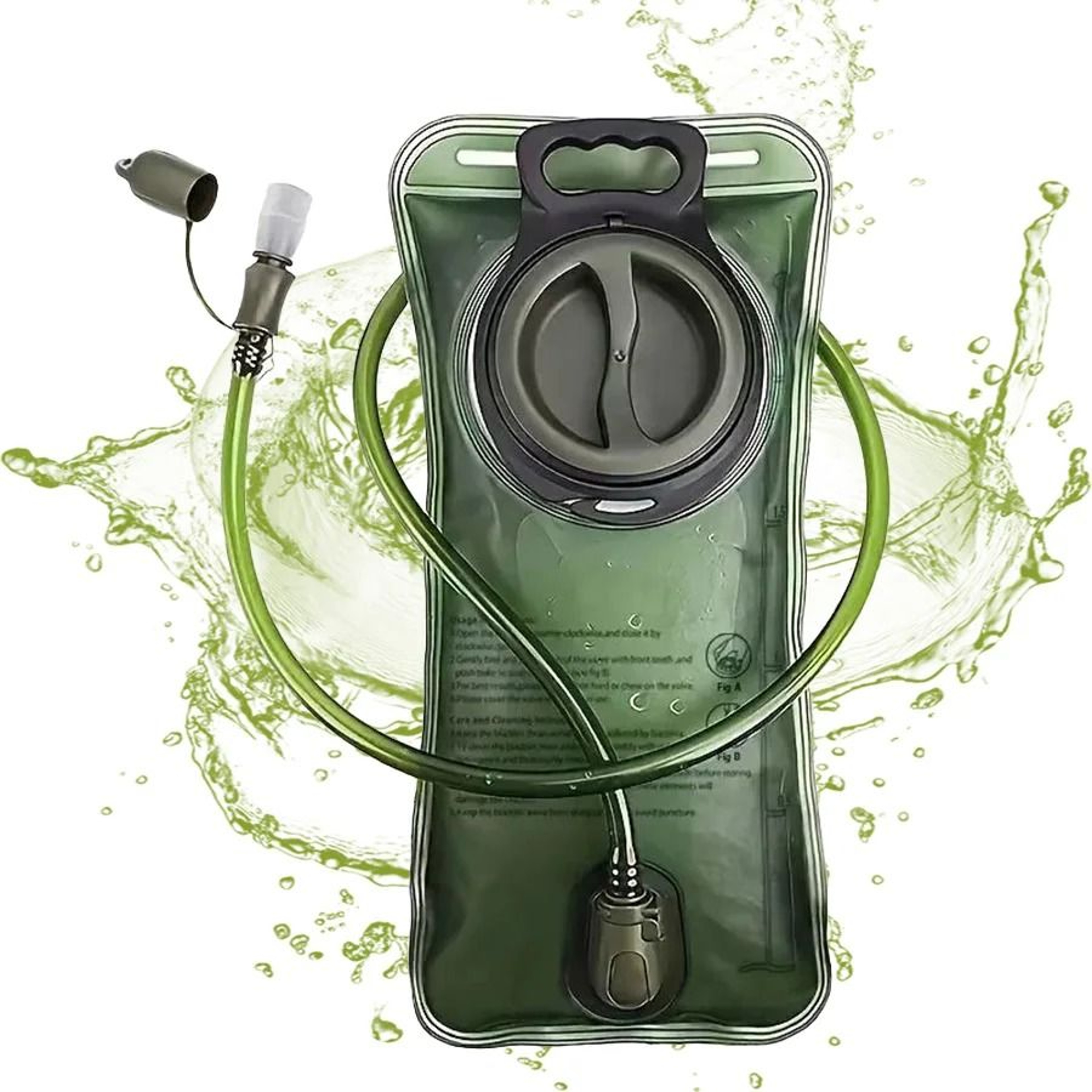 Quick Release Hydration Bladder Leak Proof Water Bag For Hiking And Camping 15L30L 7