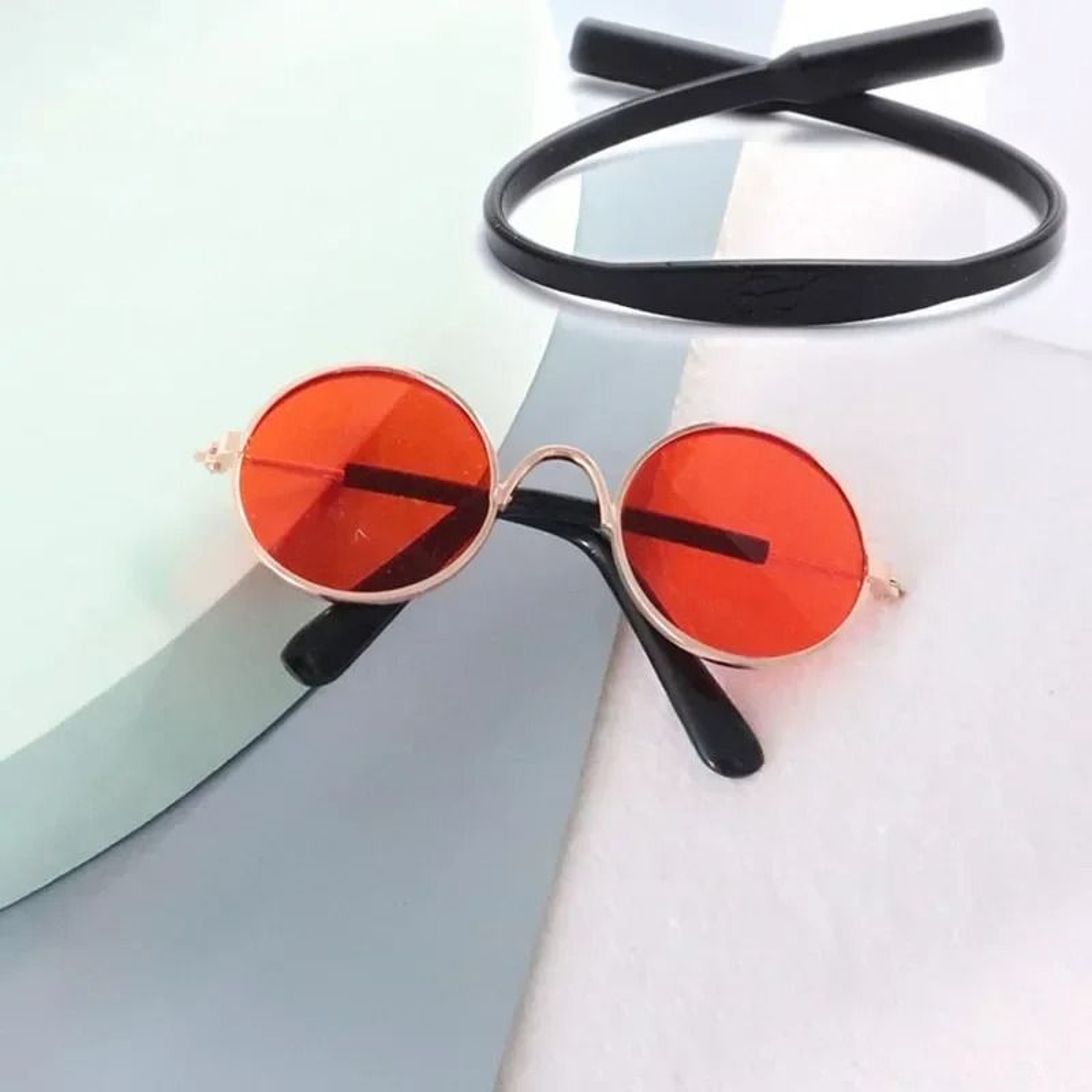 Cute Pet Sunglasses For Cats And Small Dogs UV Protection Summer Photo Props 18