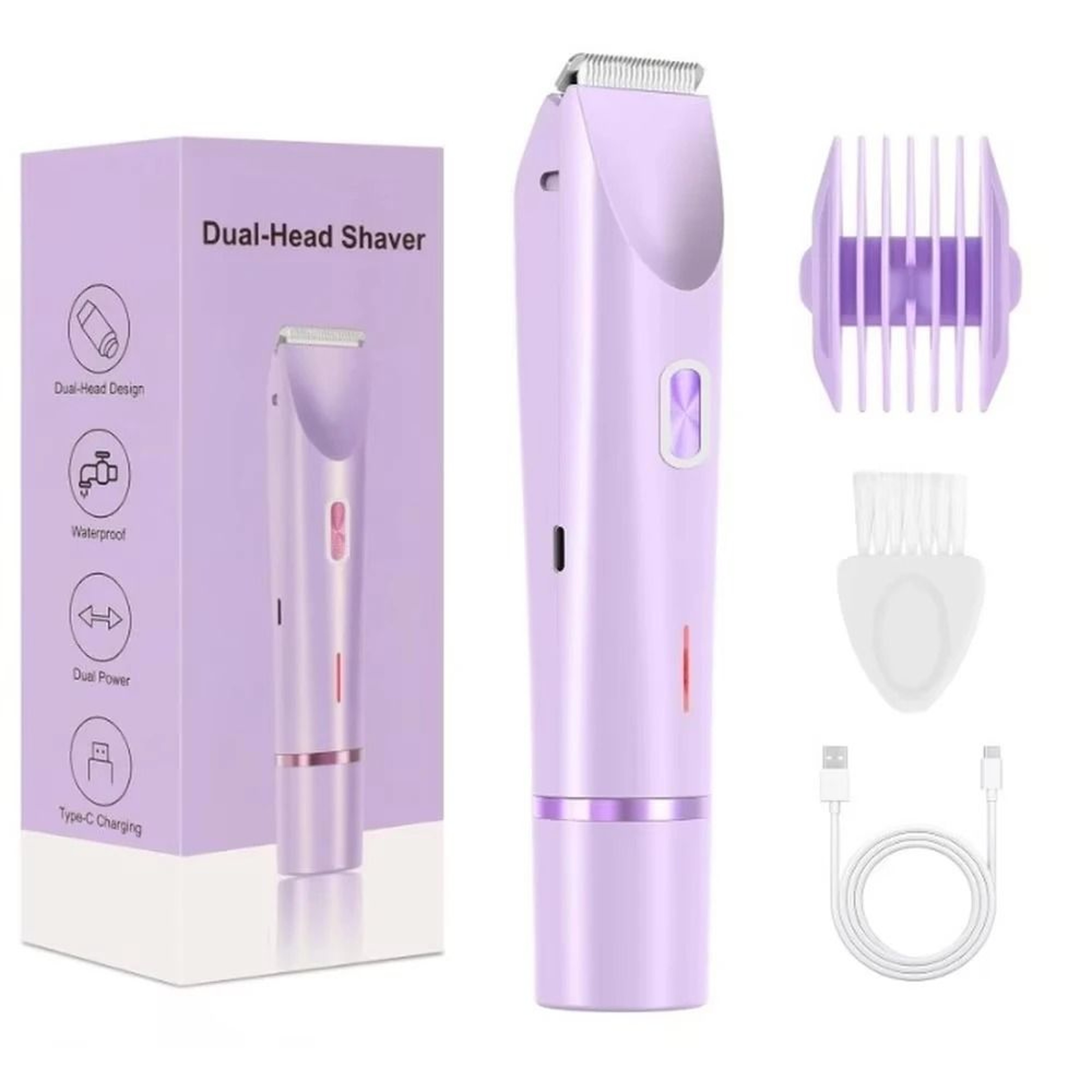 Electric Hair Remover And Body Shaver For Women  Facial Underarm Leg And Bikini Trimmer 6