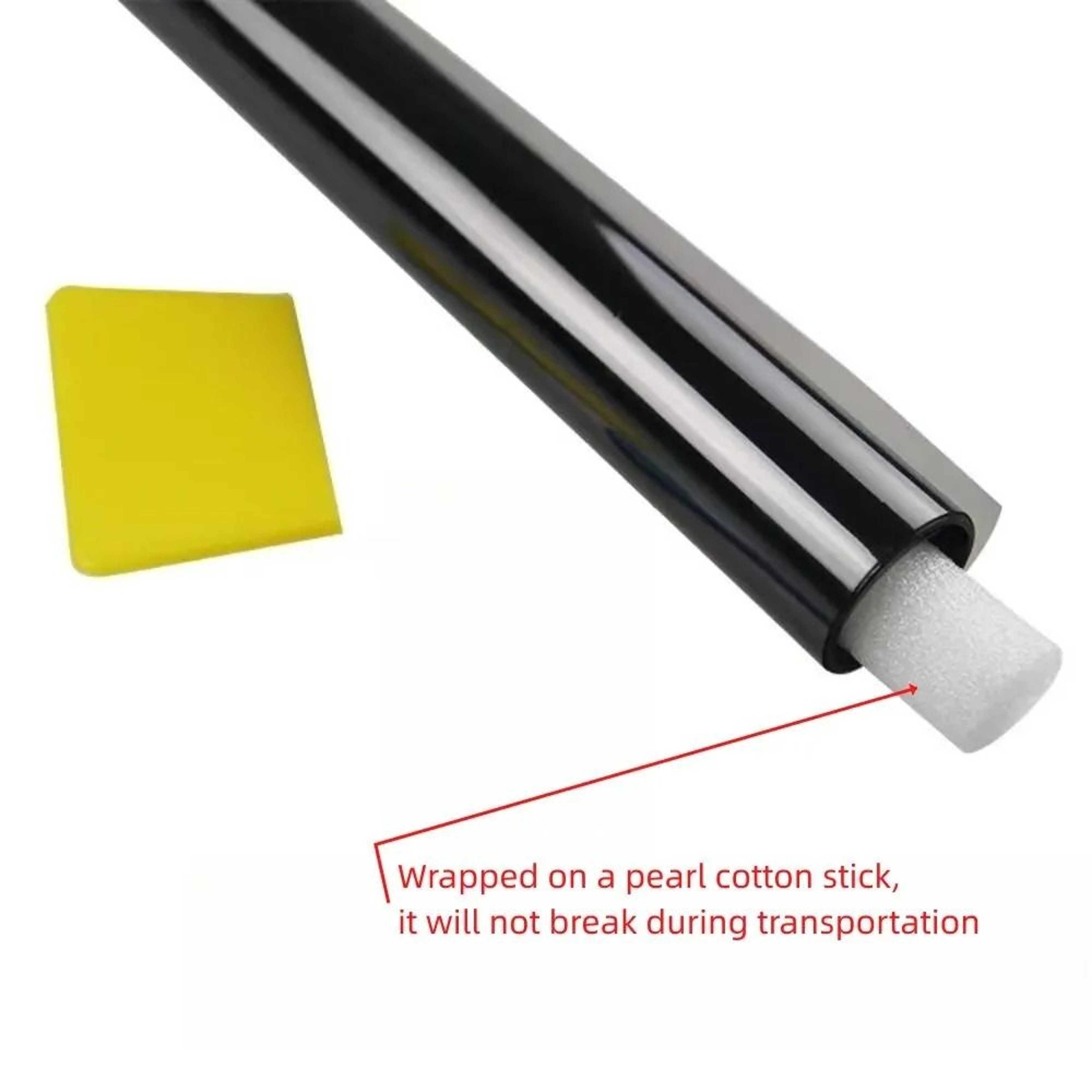 Black Car Window Tint Film  118 X 197 In UV Protection Heat Control Solar Foil For Car And Home Win