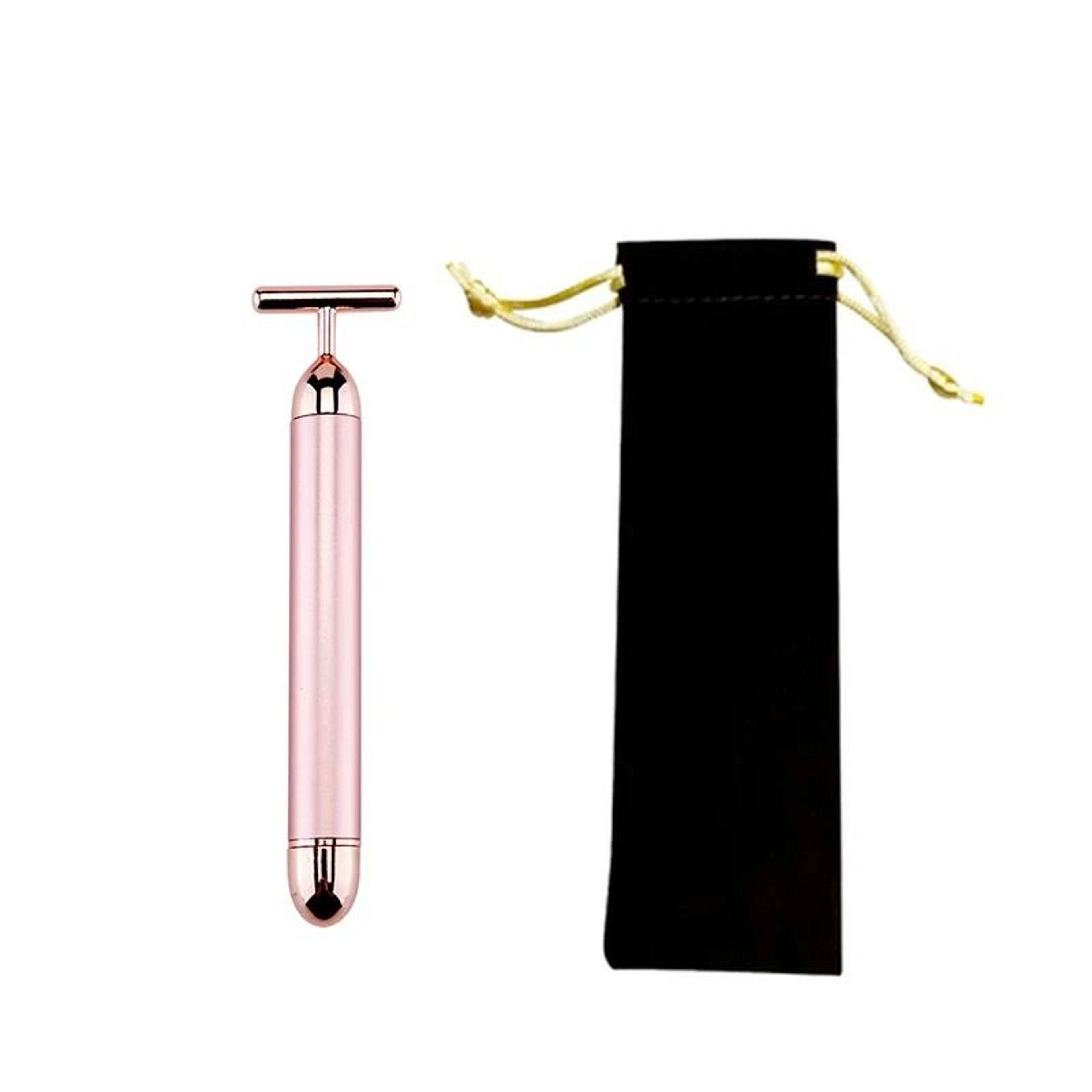 24K Gold Beauty Roller Vibrating Face Massager For Skin Tightening And Lifting 11