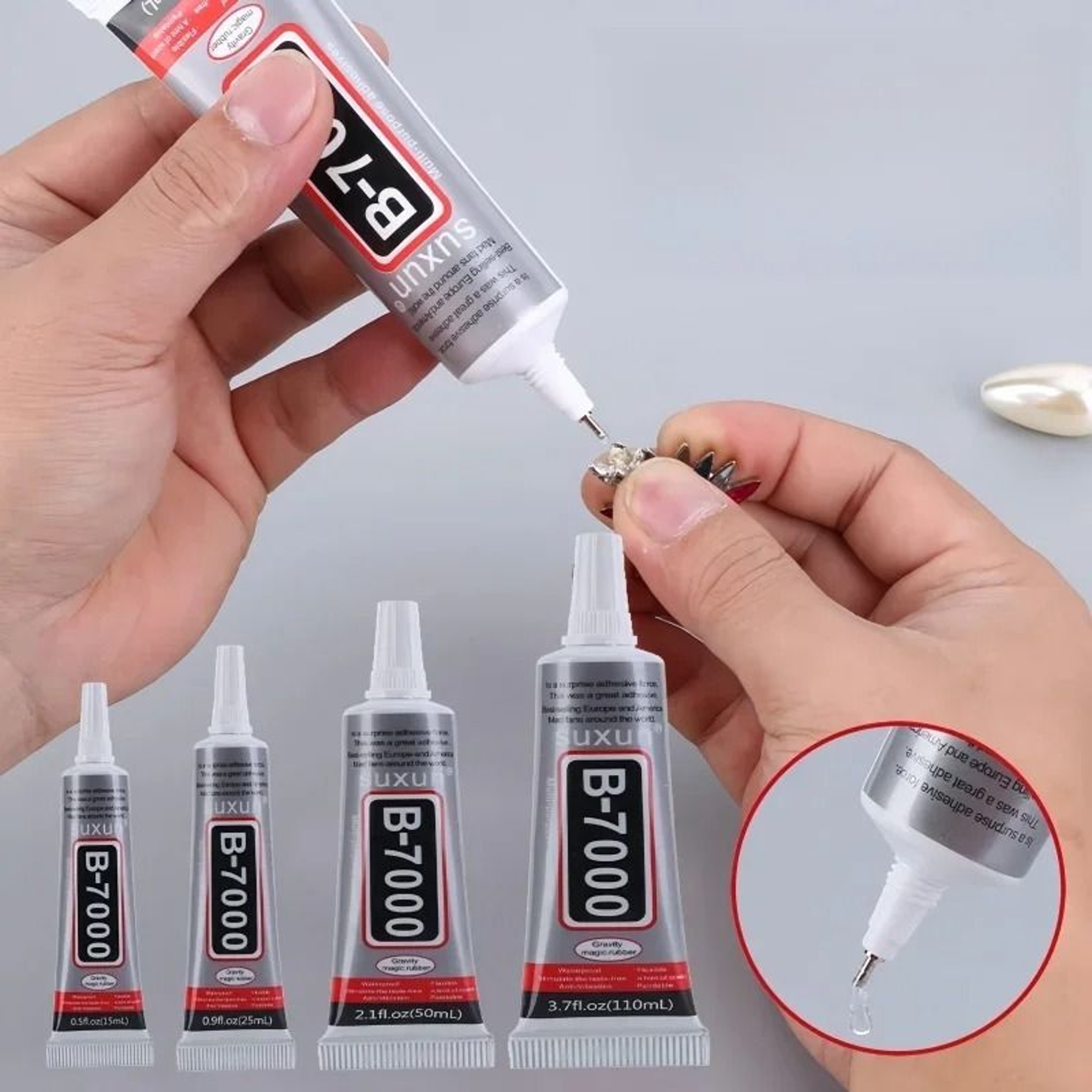 Clear Strong Adhesive Glue For MultiPurpose Repair  B7000 Industrial Strength For Jewelry Phone And 1